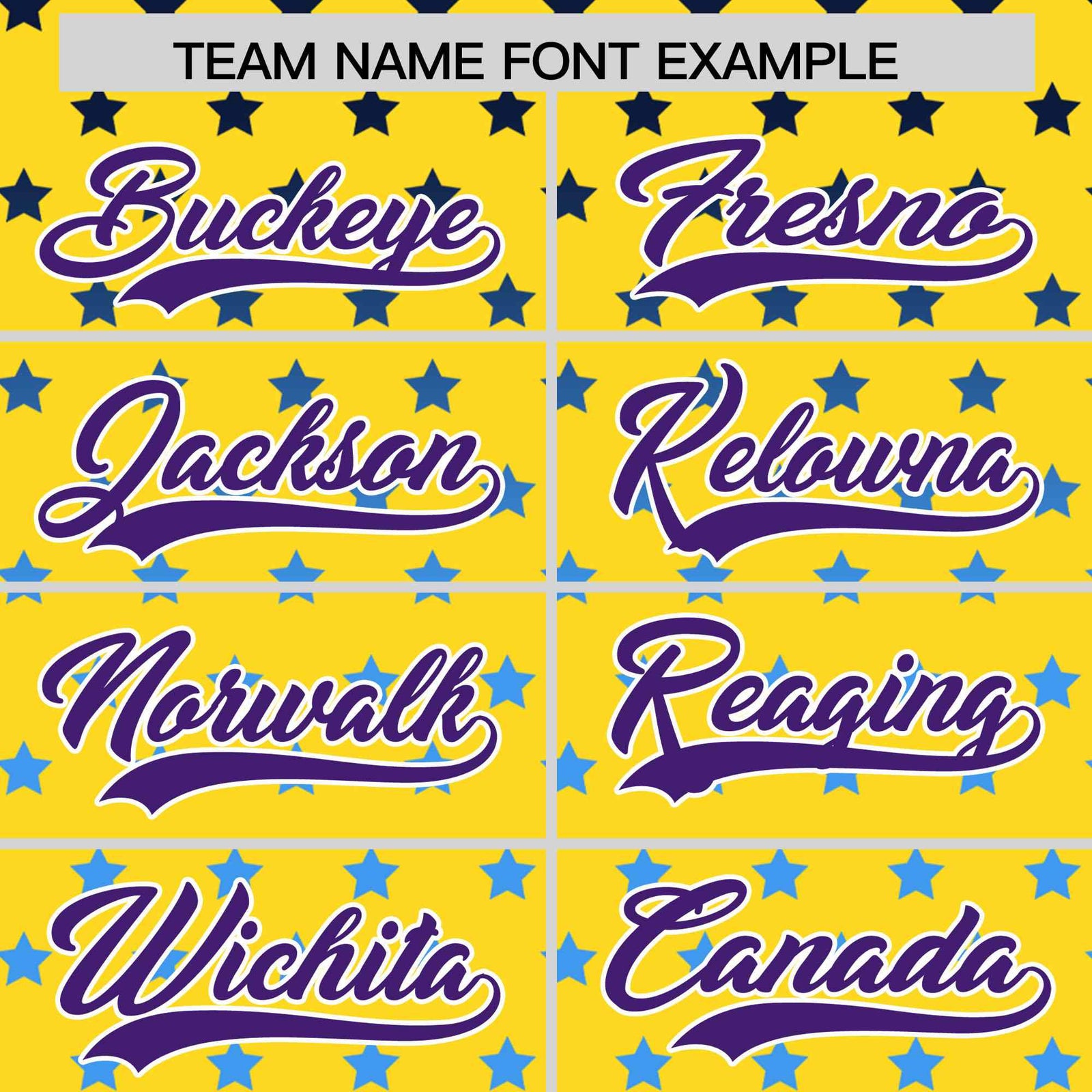 Custom Gold Purple-White Raglan Sleeve Personalized Star Print Authentic Baseball Jersey