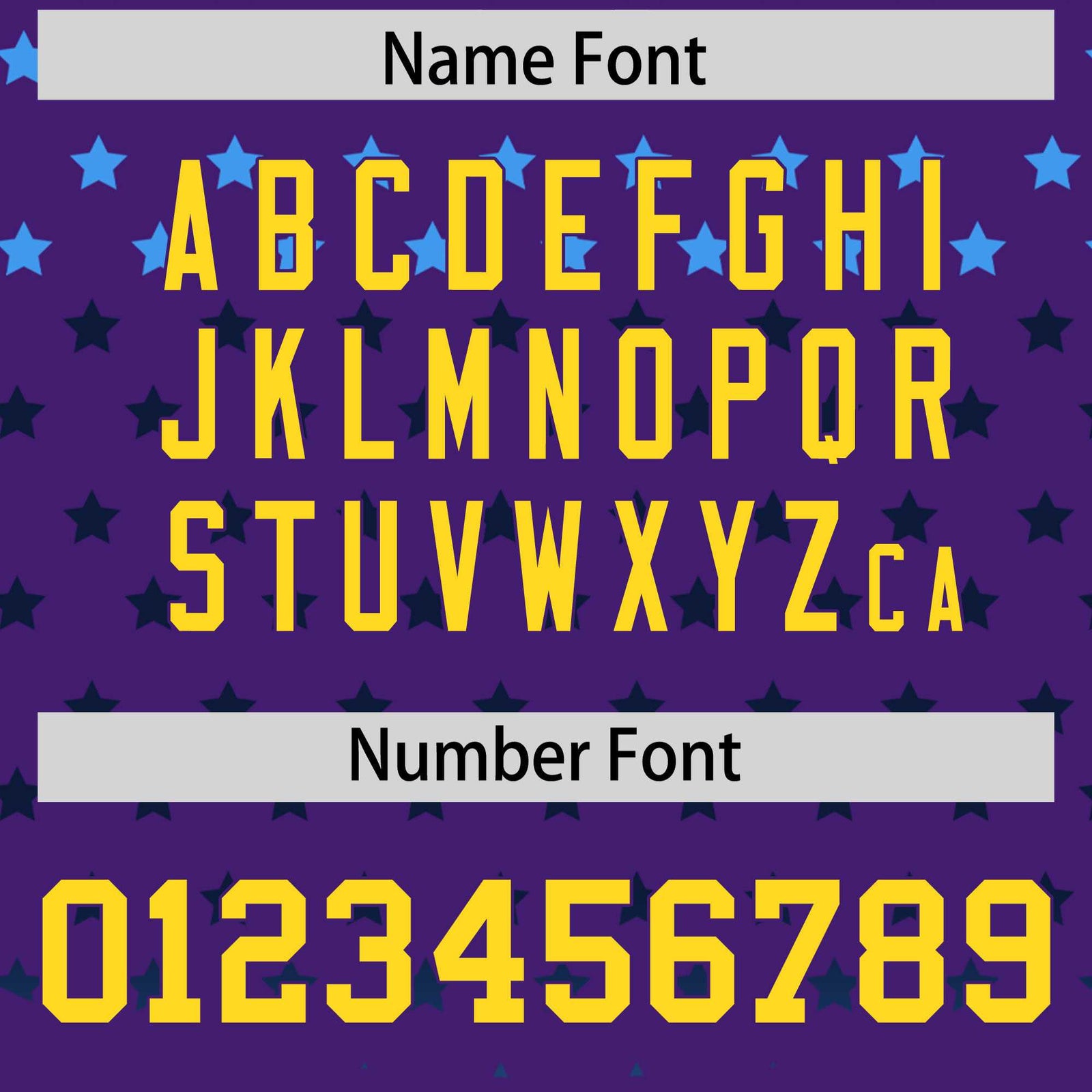 Custom Purple Gold-White Raglan Sleeve Personalized Star Print Authentic Baseball Jersey