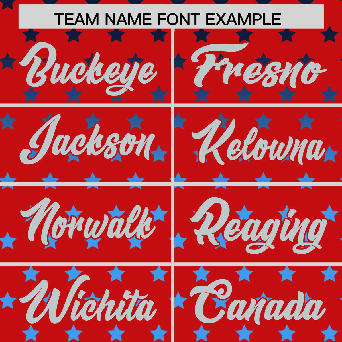 Custom Red Silver-White Raglan Sleeve Personalized Star Print Authentic Baseball Jersey