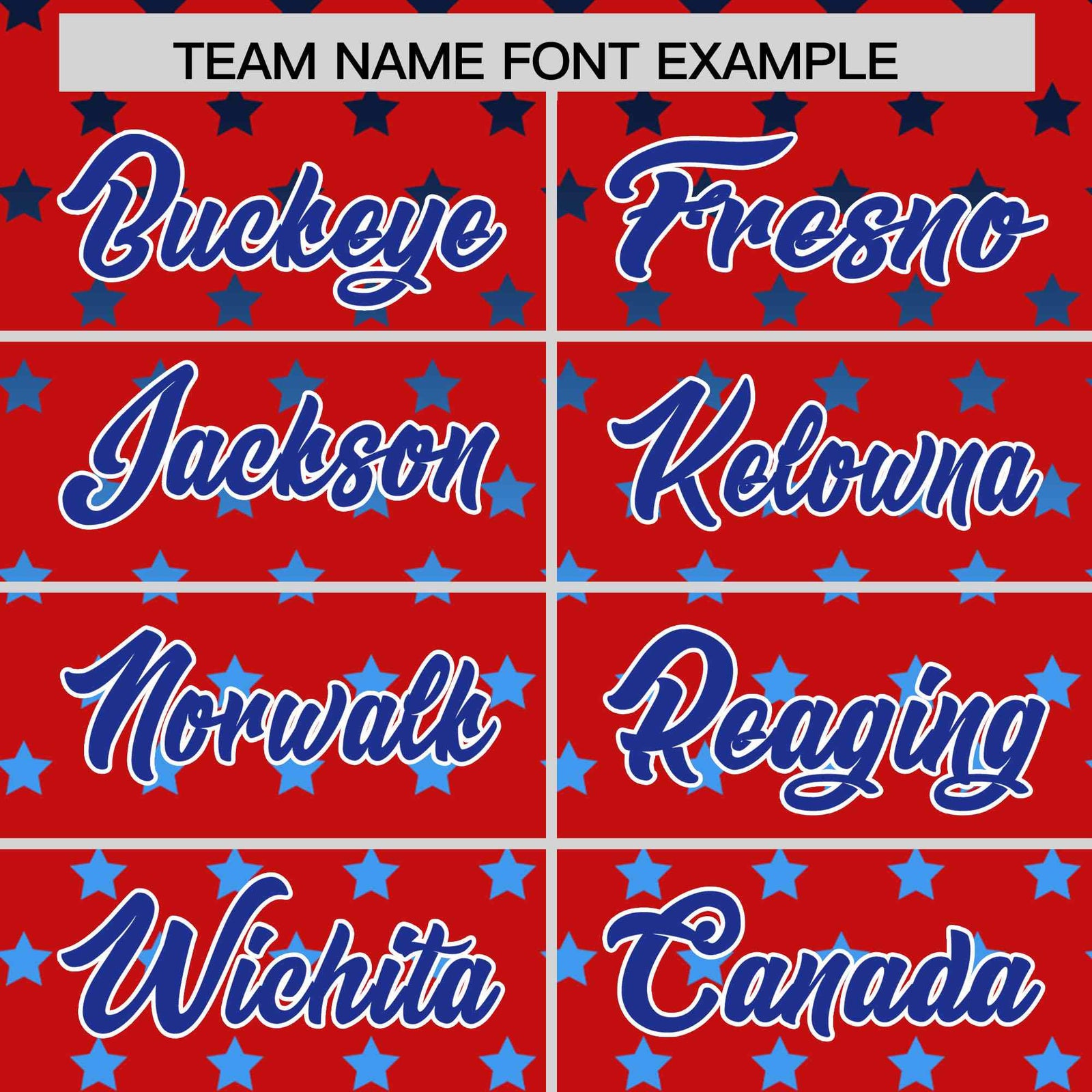 Custom Red Royal-White Raglan Sleeve Personalized Star Print Authentic Baseball Jersey