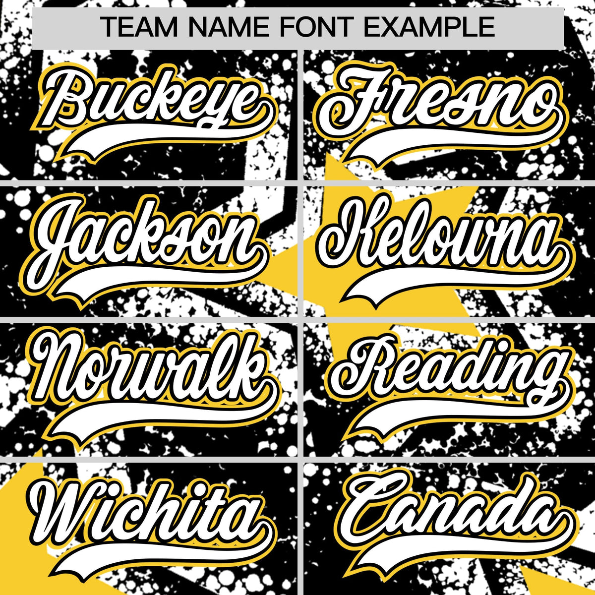 Custom Black Gold White Star Graffiti Team Baseball Jerseys With Custom Names, Numbers & Logos Lightweight Baseball Jersey| KXKSHOP