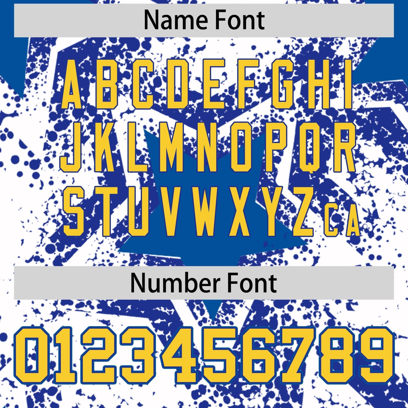 Custom White Royal Blue Royal Star Graffiti Team Baseball Jerseys With Custom Names, Numbers & Logos Stretch Fabric Baseball Jersey| KXKSHOP
