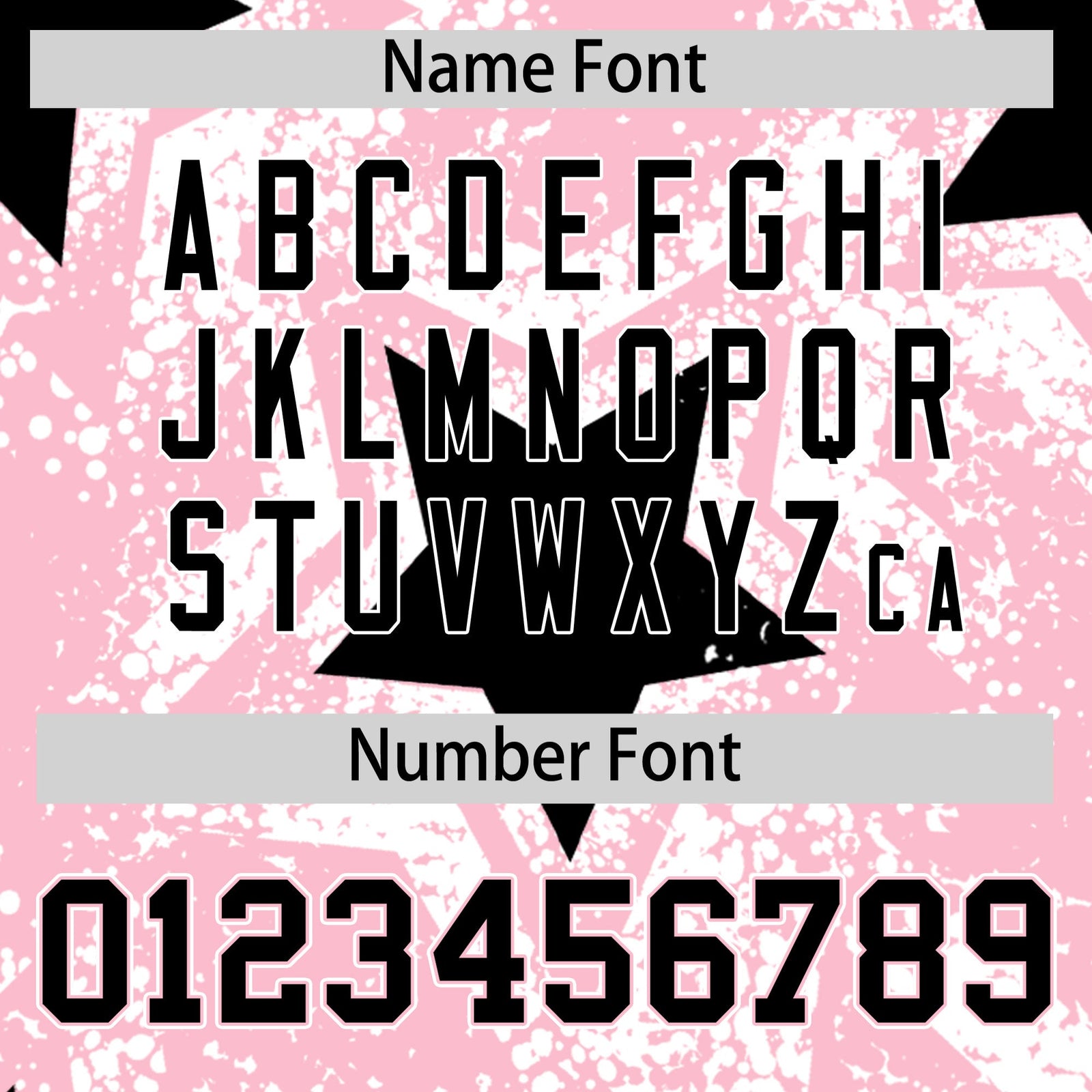 Custom Light Pink White Black Star Graffiti Team Baseball Jerseys With Custom Names, Numbers & Logos Stretch Fabric Baseball Jersey| KXKSHOP