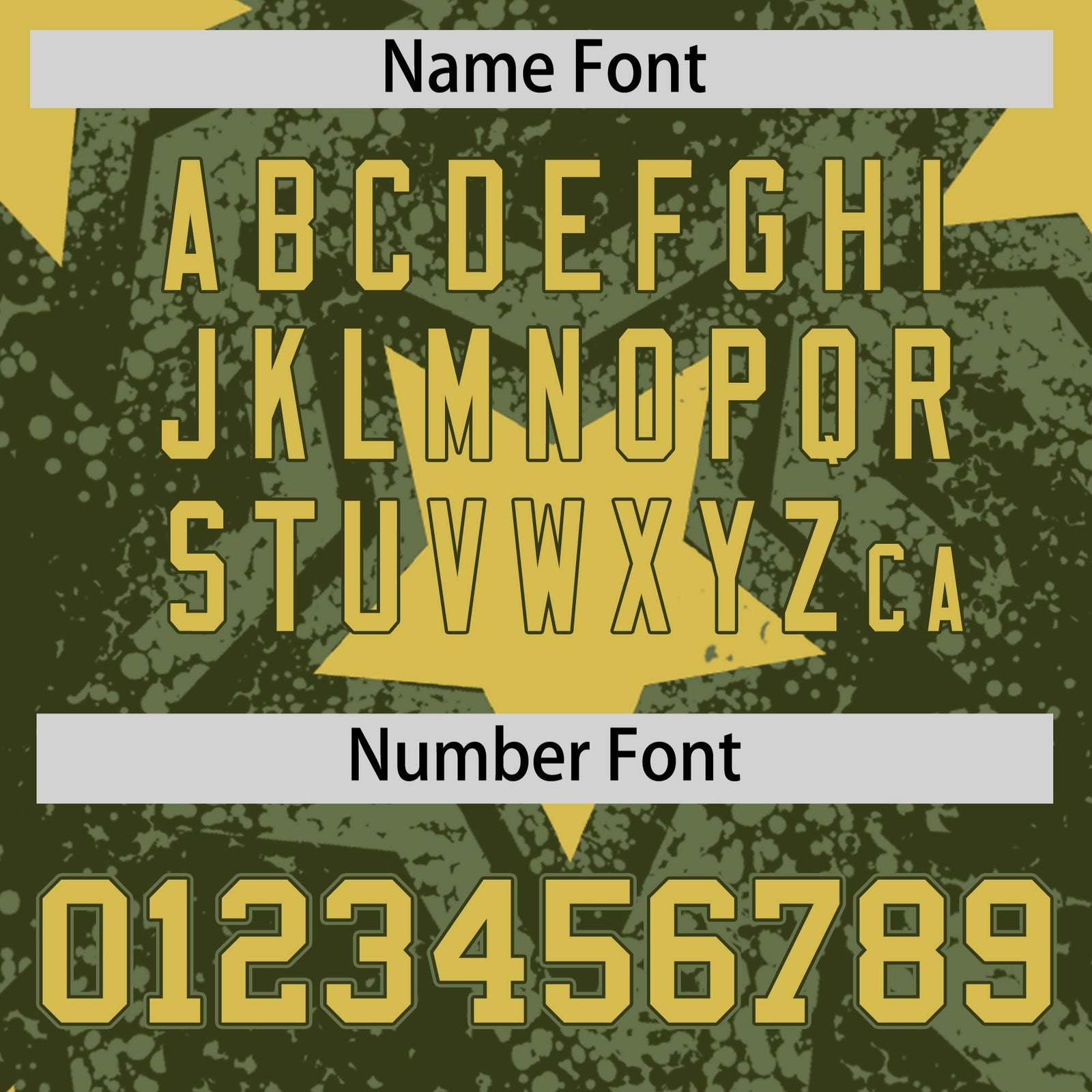 Custom Olive Khaki Star Graffiti Team Baseball Jerseys With Custom Names, Numbers & Logos Stretch Fabric Baseball Jersey| KXKSHOP