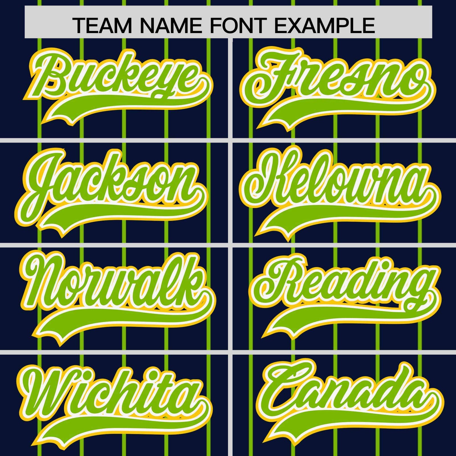 Custom Navy Neon Green Stripe Fashion Sleeves Gradient Authentic Baseball Jersey