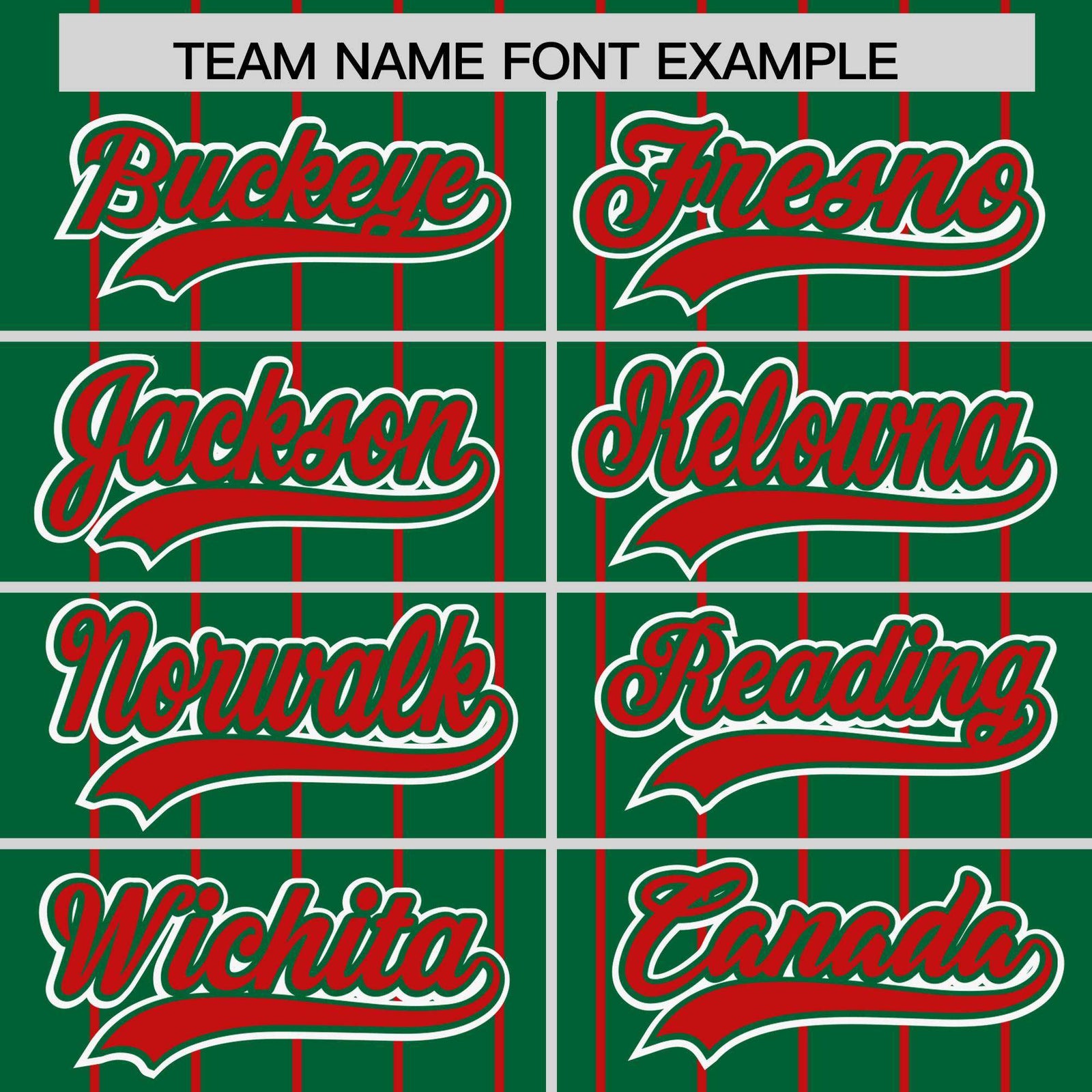 Custom Kelly Green Red Stripe Fashion Sleeves Gradient Authentic Baseball Jersey