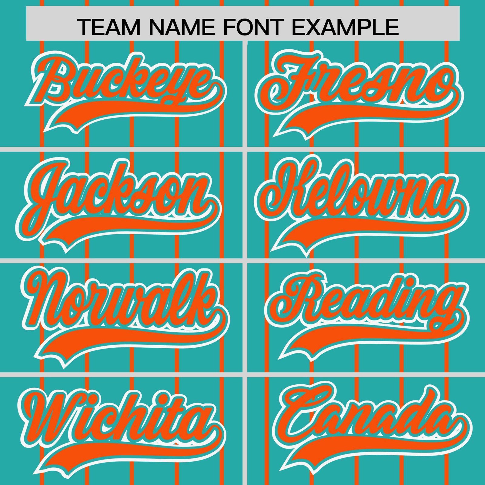 Custom Aqua Orange Stripe Fashion Sleeves Gradient Authentic Baseball Jersey