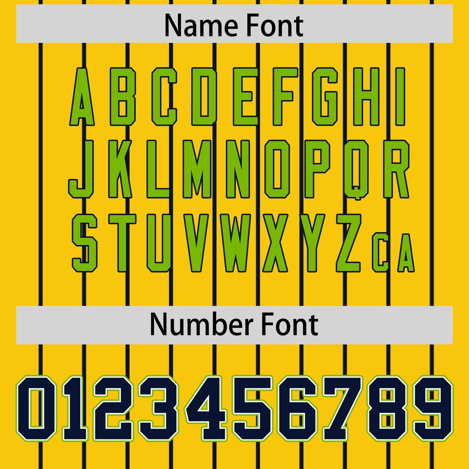 Custom Gold Navy Stripe Fashion Sleeves Gradient Authentic Baseball Jersey