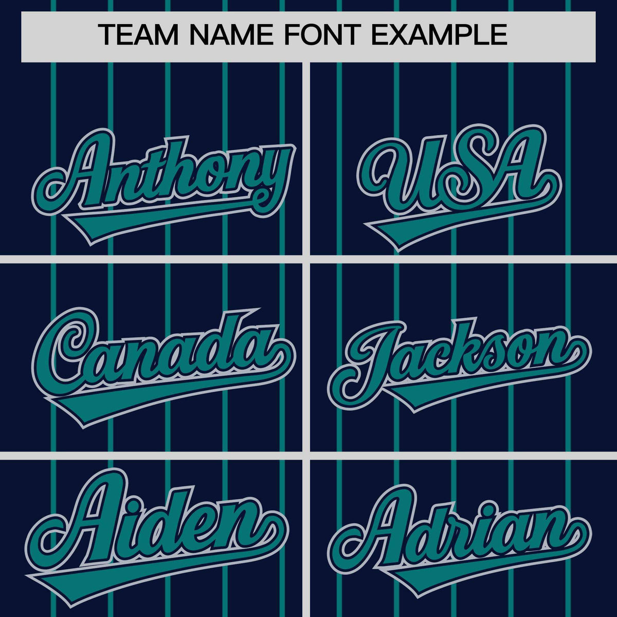 Custom Navy Aqua Stripe Fashion Sleeves Gradient Authentic Baseball Jersey