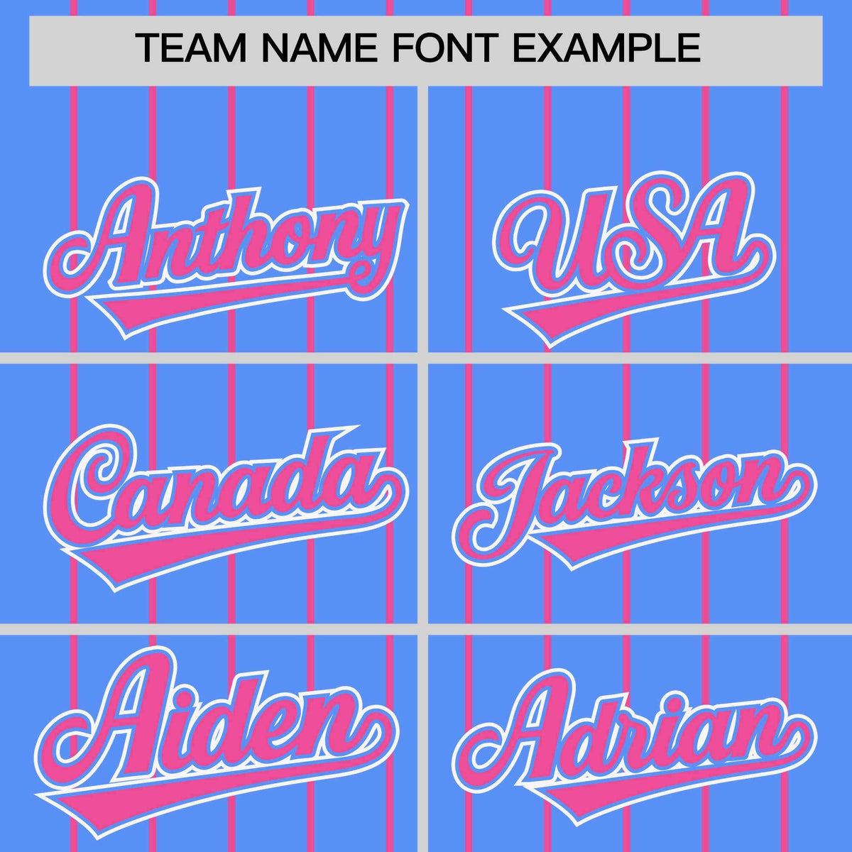 Custom Powder Blue Pink Stripe Fashion Sleeves Gradient Authentic Baseball Jersey