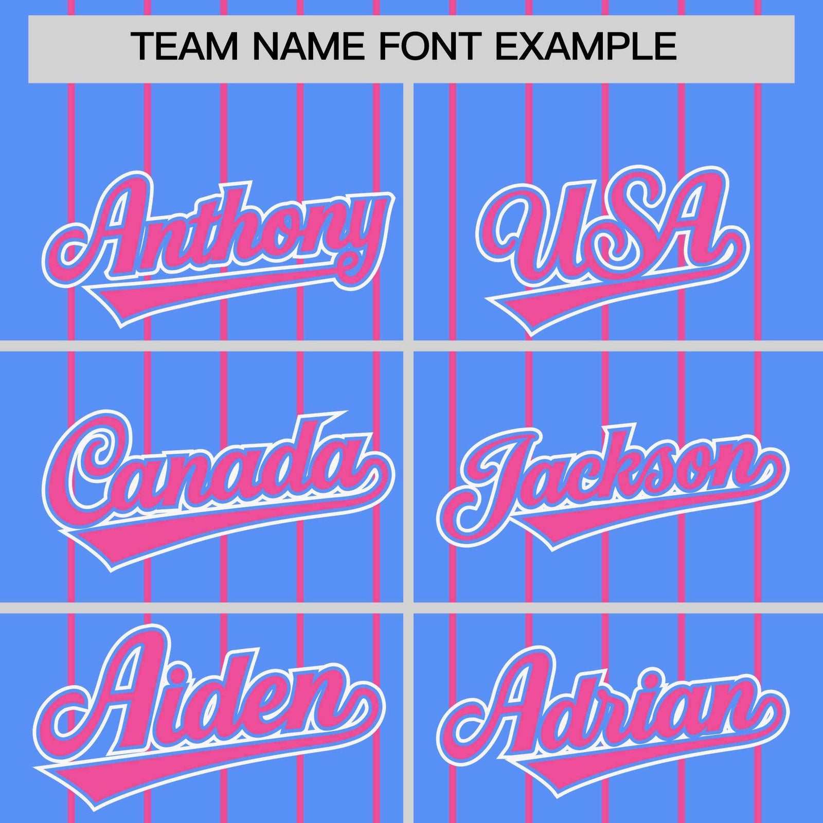 Custom Powder Blue Pink Stripe Fashion Sleeves Gradient Authentic Baseball Jersey