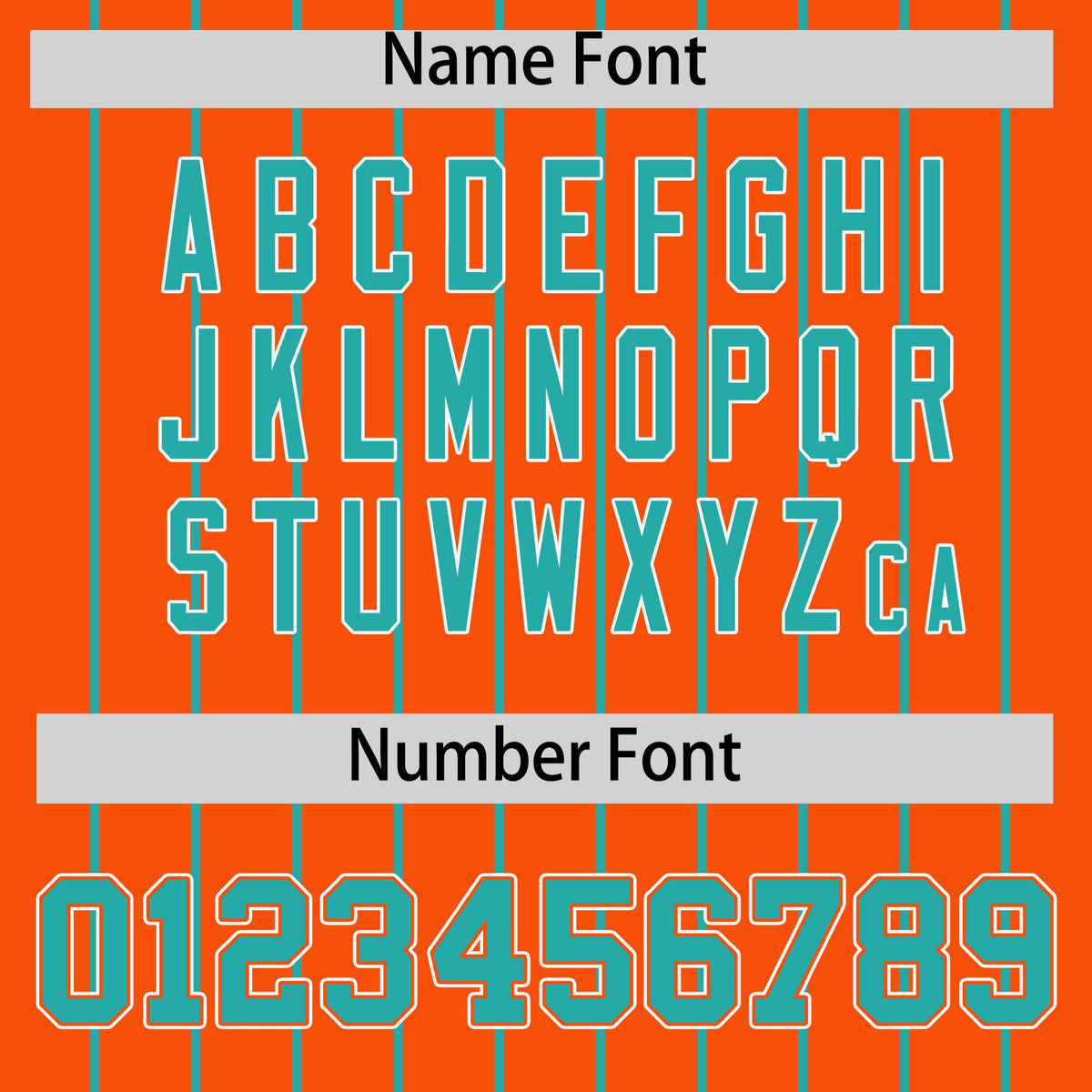 Custom Orange Aqua Stripe Fashion Sleeves Gradient Authentic Baseball Jersey