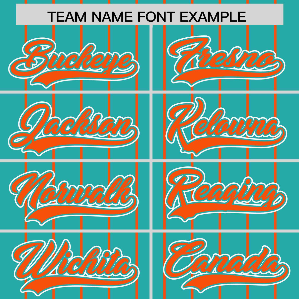 Custom Aqua Orange Stripe Fashion Sleeves Gradient Authentic Baseball Jersey