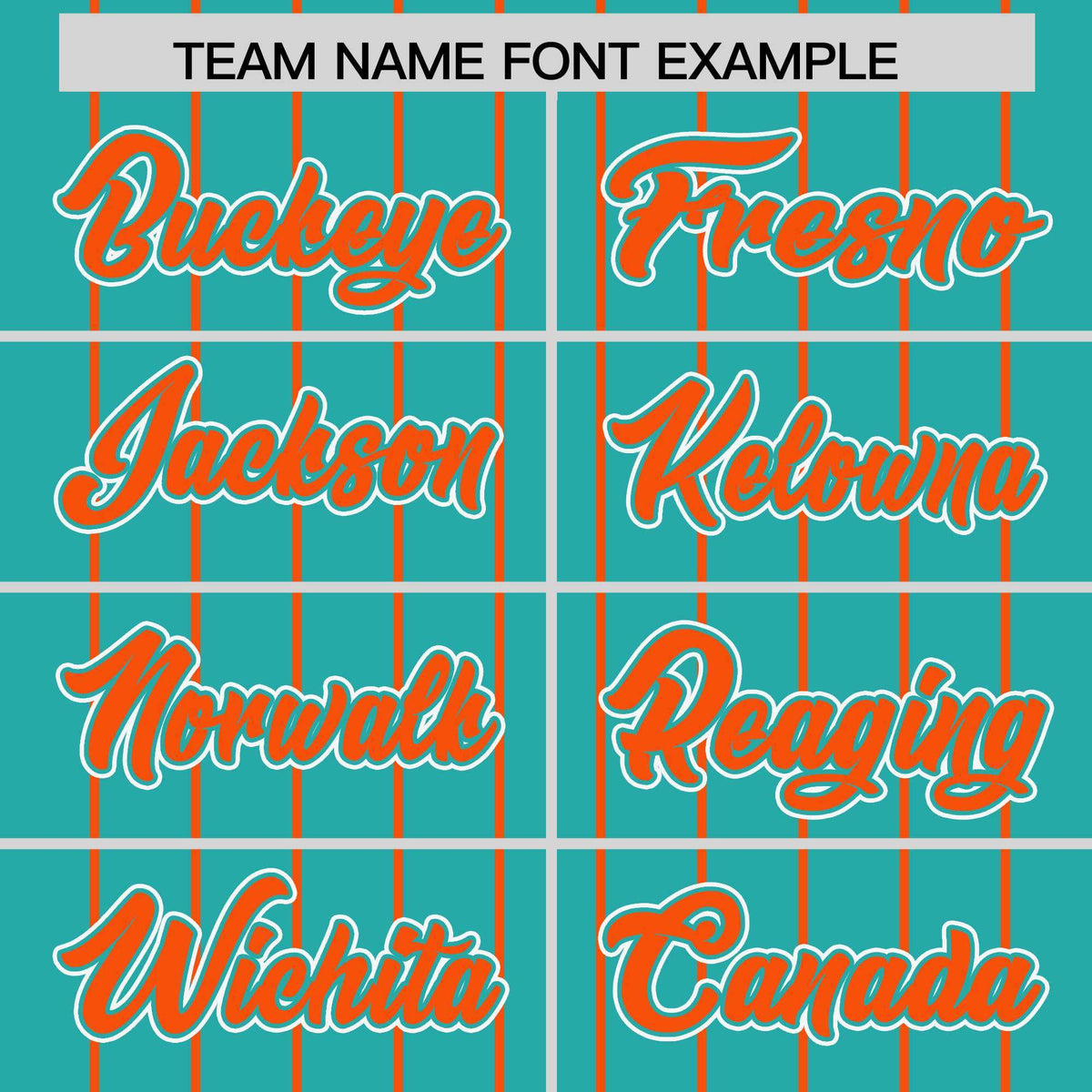 Custom Aqua Orange Stripe Fashion Sleeves Gradient Authentic Baseball Jersey