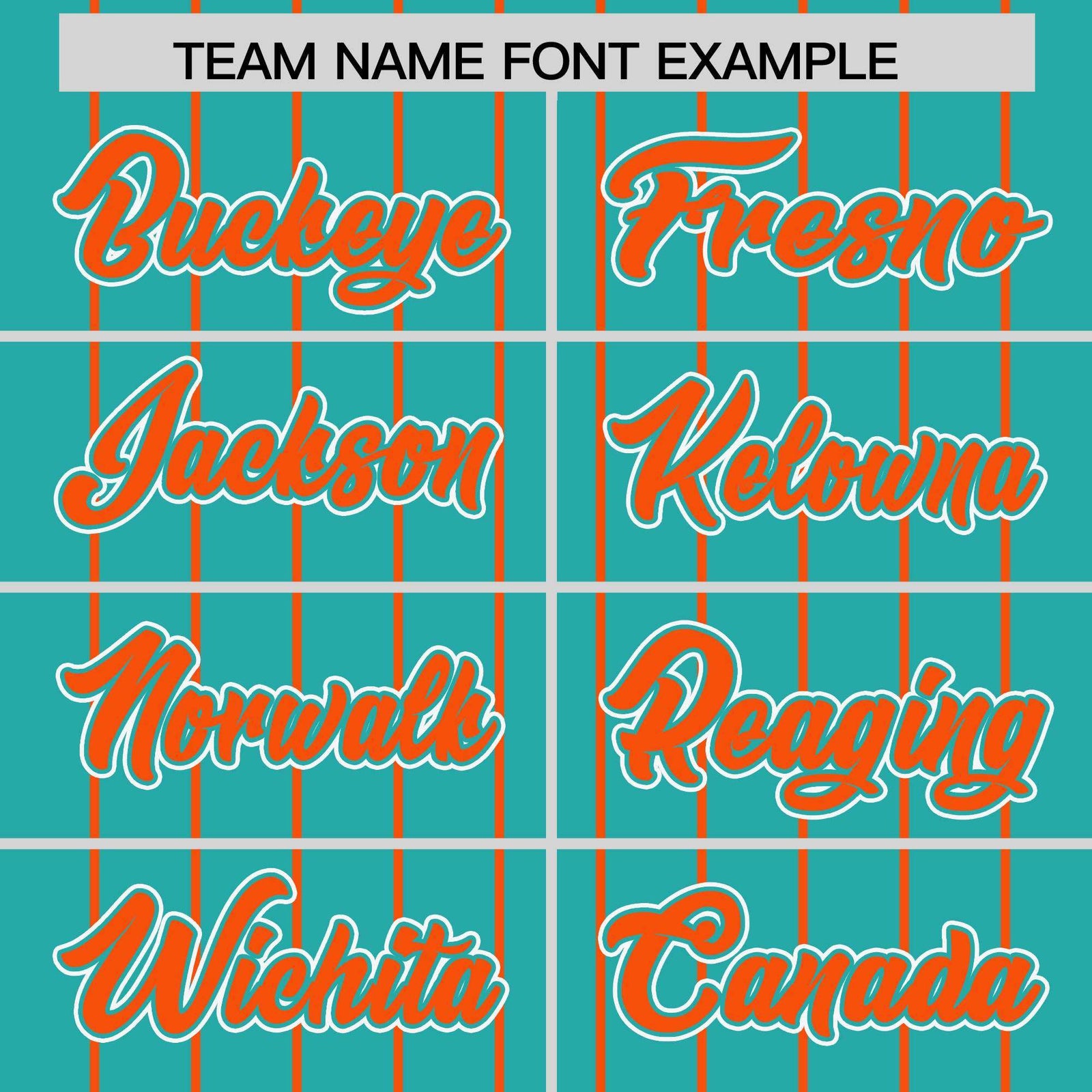 Custom Aqua Orange Stripe Fashion Sleeves Gradient Authentic Baseball Jersey