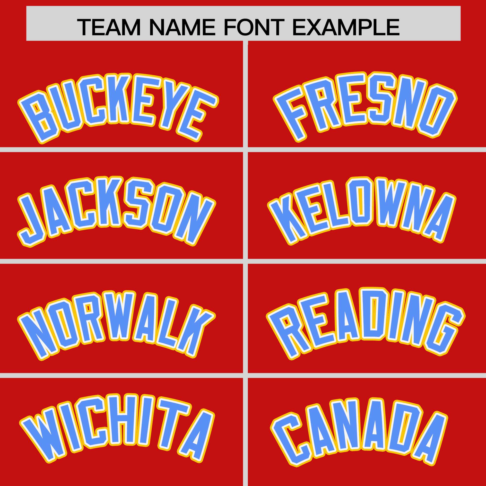Custom Red Gold and Powder Blue Raglan Sleeves Authentic Baseball Jersey