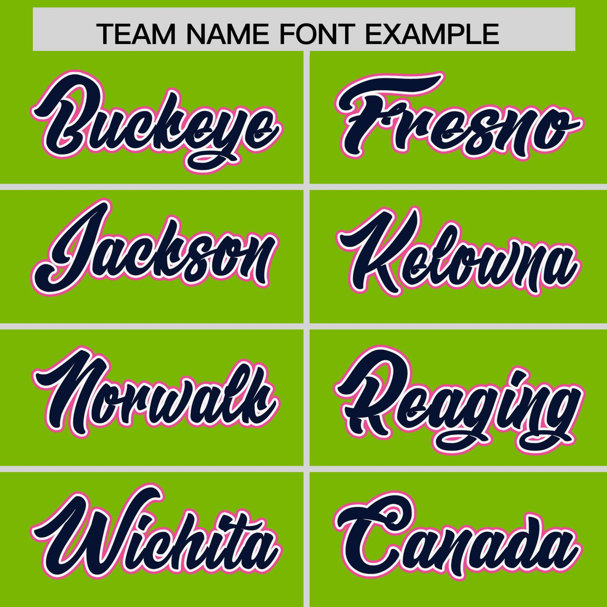 Custom Neon Green Navy and Pink Raglan Sleeves Authentic Baseball Jersey