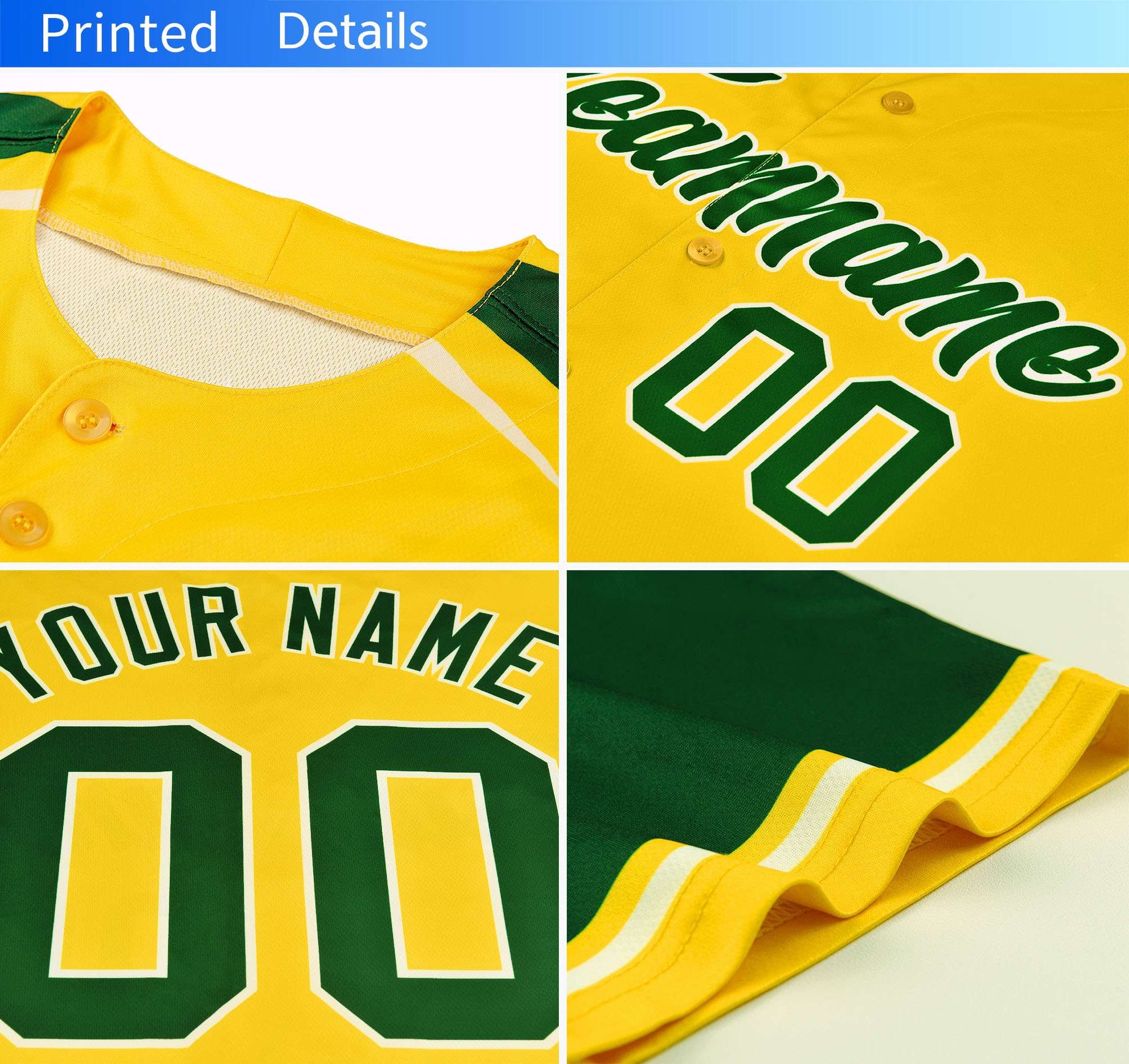 Custom Navy Gold and Red Raglan Sleeves Authentic Baseball Jersey