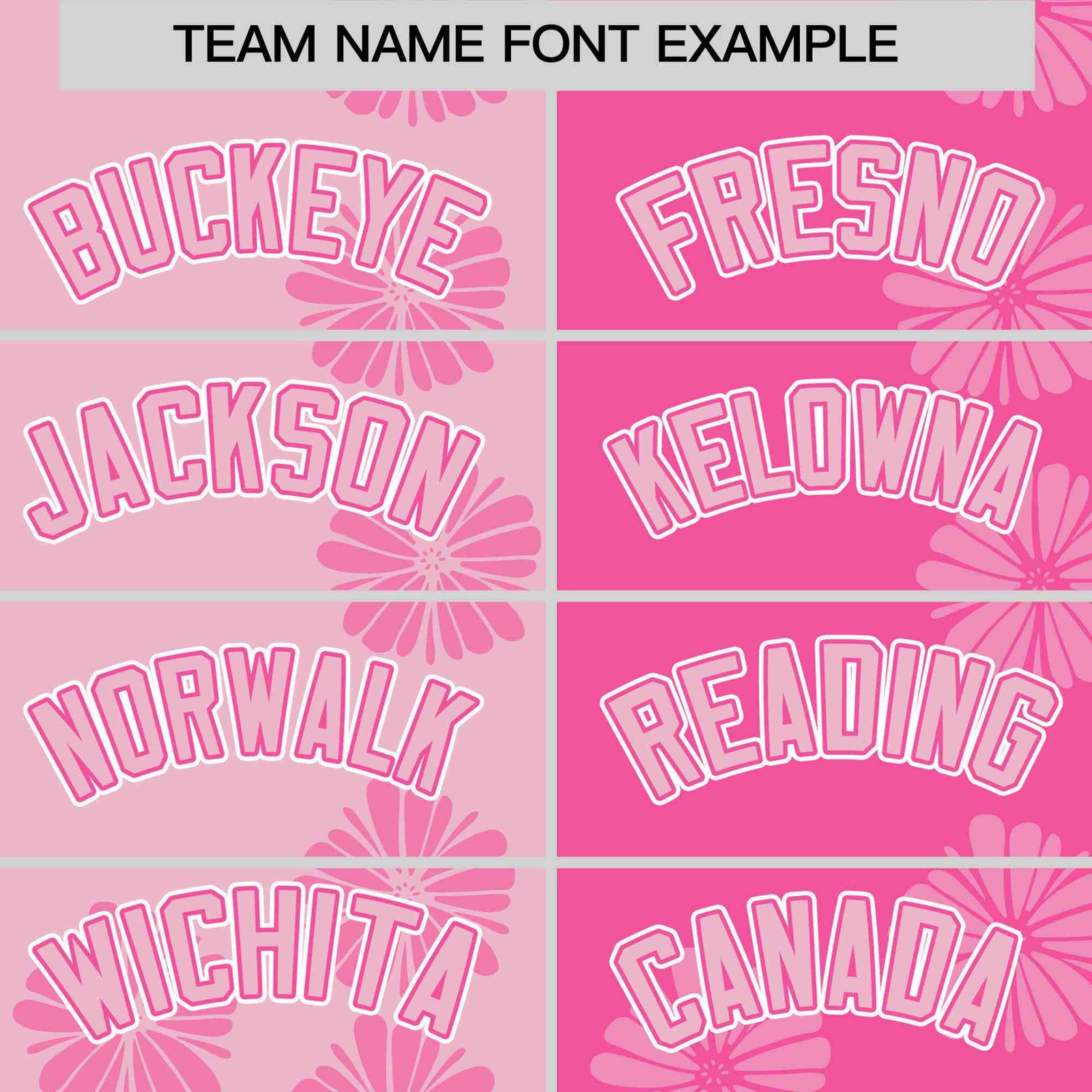 Custom Light Pink Pink Split Fashion Flower Graffiti Pattern Authentic Baseball Jersey