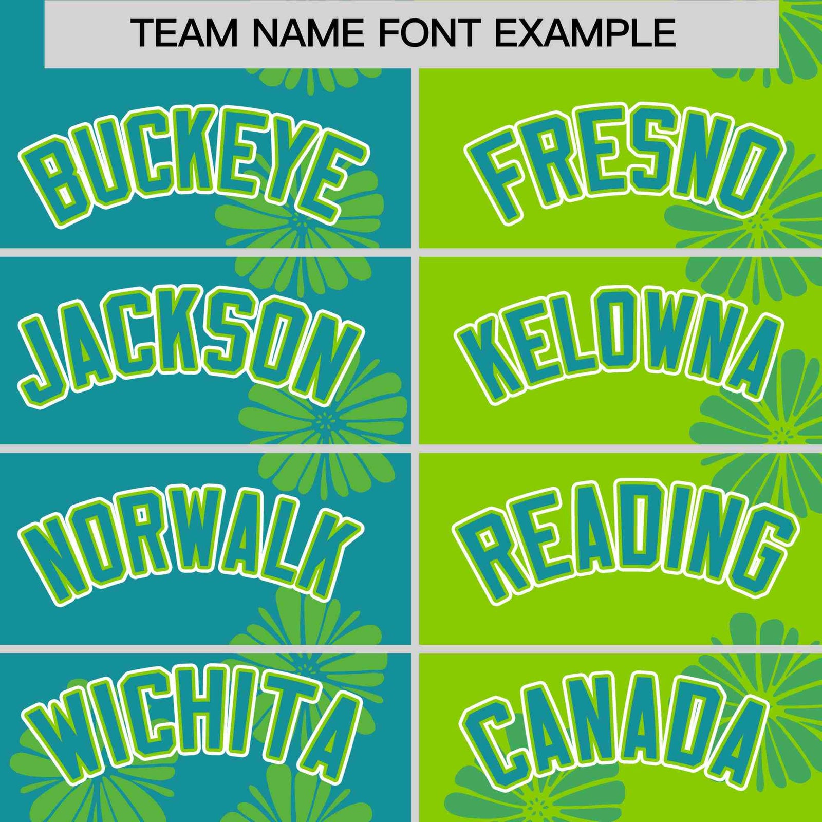 Custom Aqua Neon Green Split Fashion Flower Graffiti Pattern Authentic Baseball Jersey