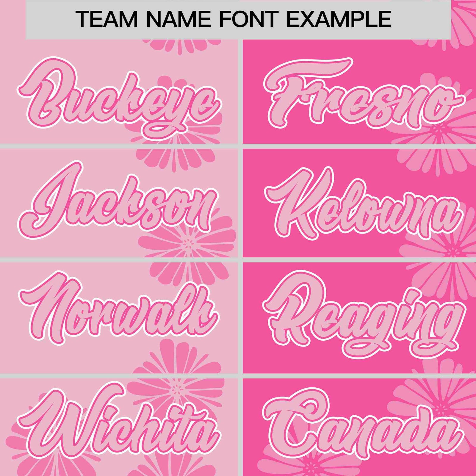 Custom Light Pink Pink Split Fashion Flower Graffiti Pattern Authentic Baseball Jersey