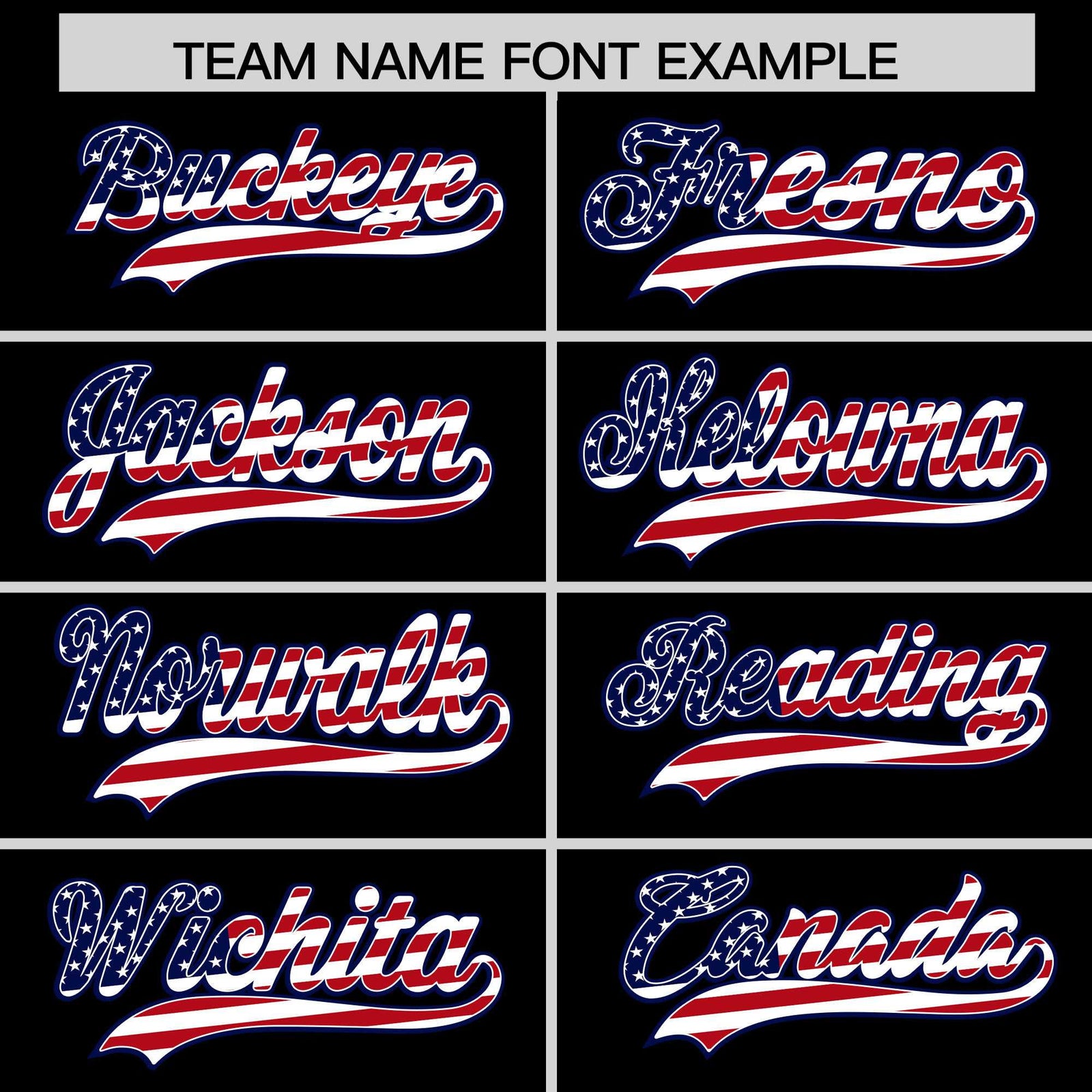 Custom Black American Flag Design Personalized Baseball Jersey