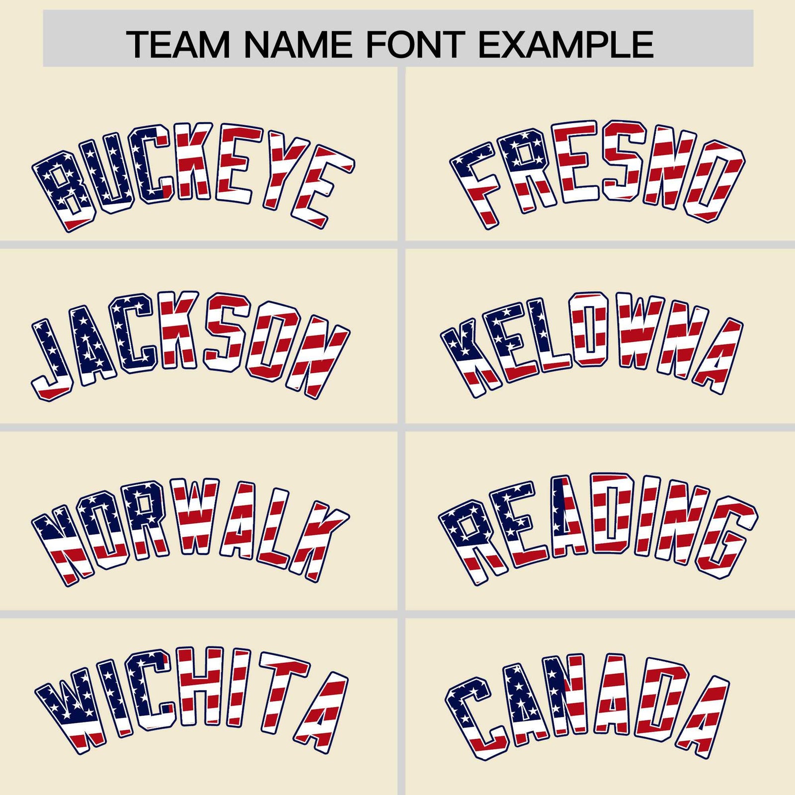 Custom Cream American Flag Design Personalized Baseball Jersey
