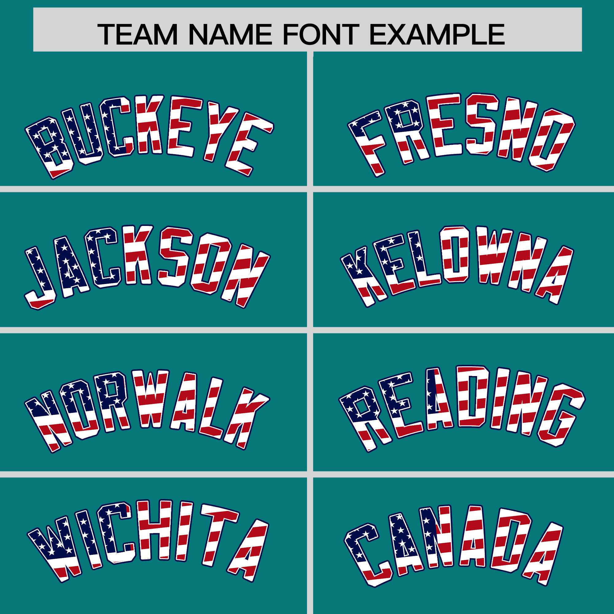 Custom Teal American Flag Design Personalized Baseball Jersey