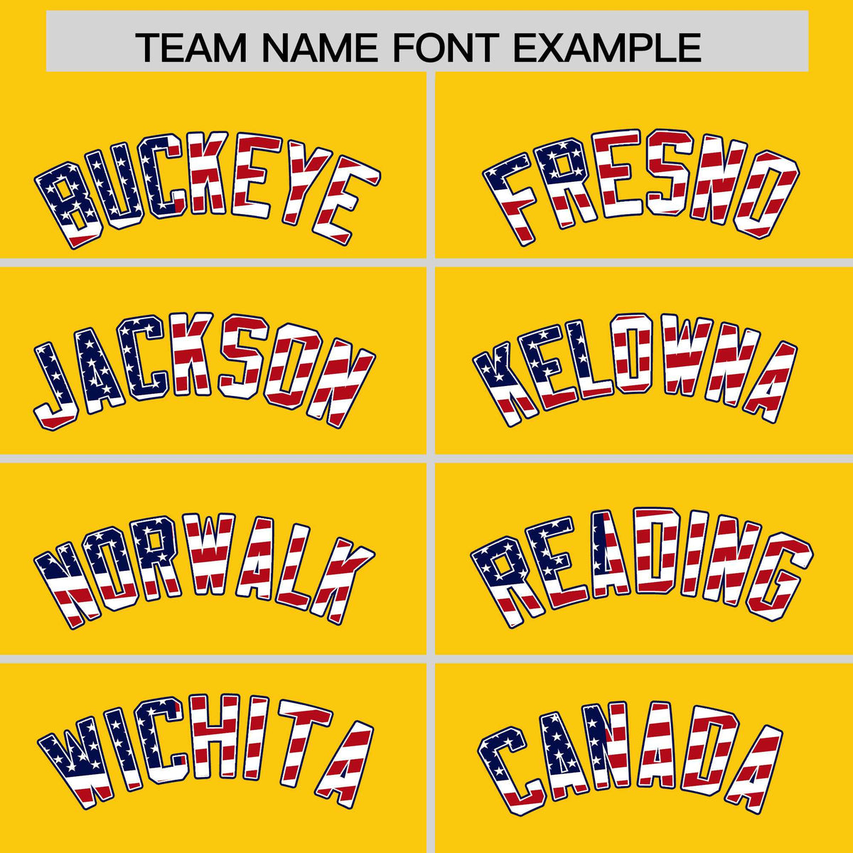 Custom Gold American Flag Design Personalized Baseball Jersey