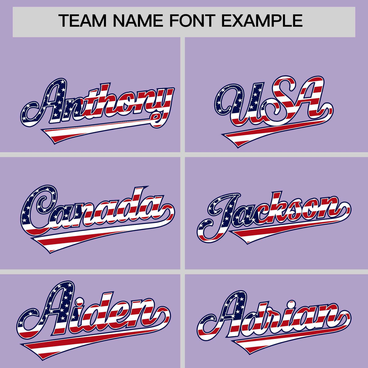 Custom Light Purple American Flag Design Personalized Baseball Jersey