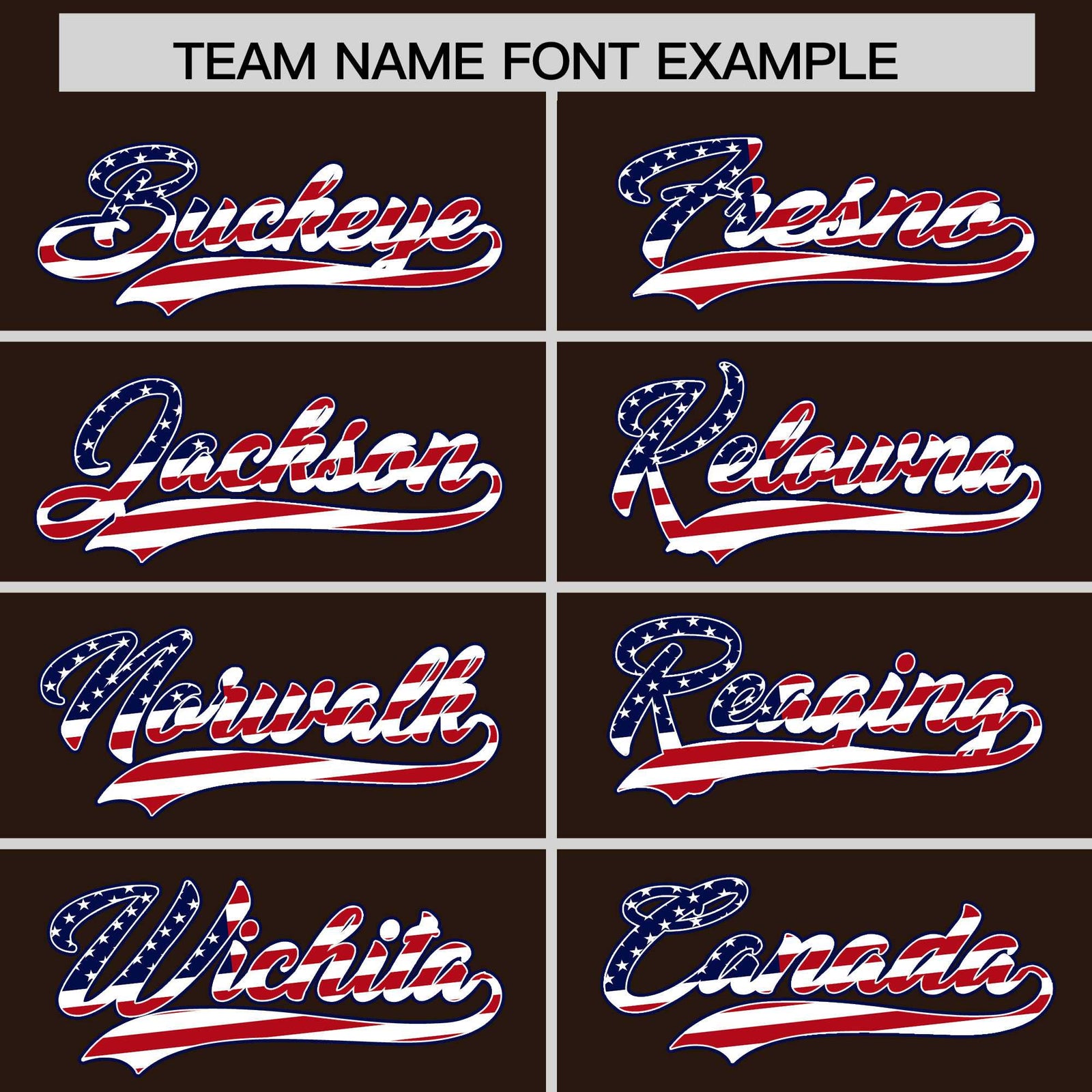 Custom Brown American Flag Design Personalized Baseball Jersey