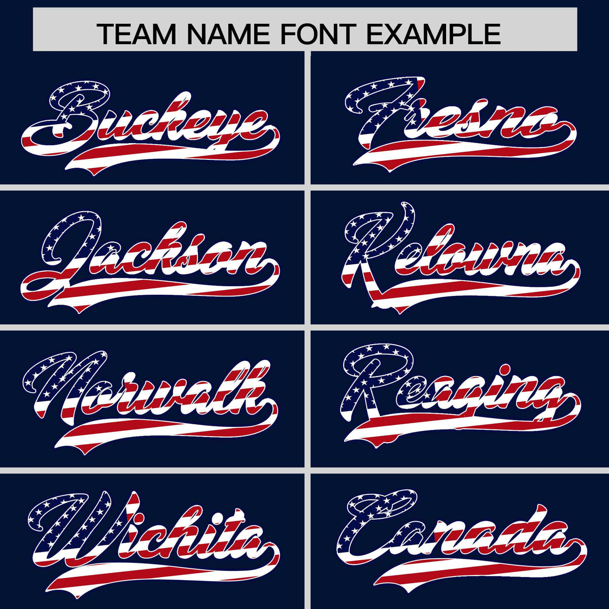 Custom Navy American Flag Design Personalized Baseball Jersey