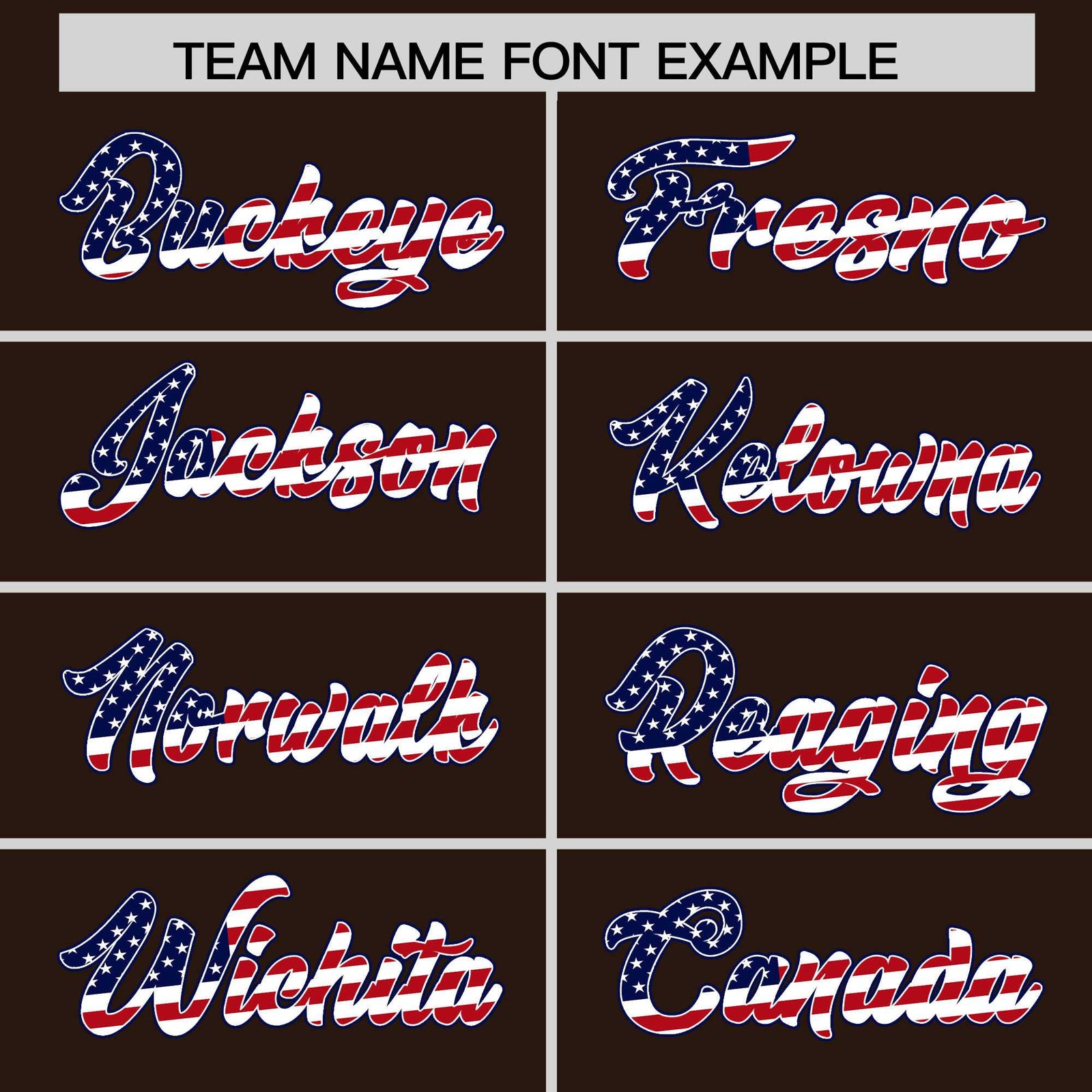 Custom Brown American Flag Design Personalized Baseball Jersey