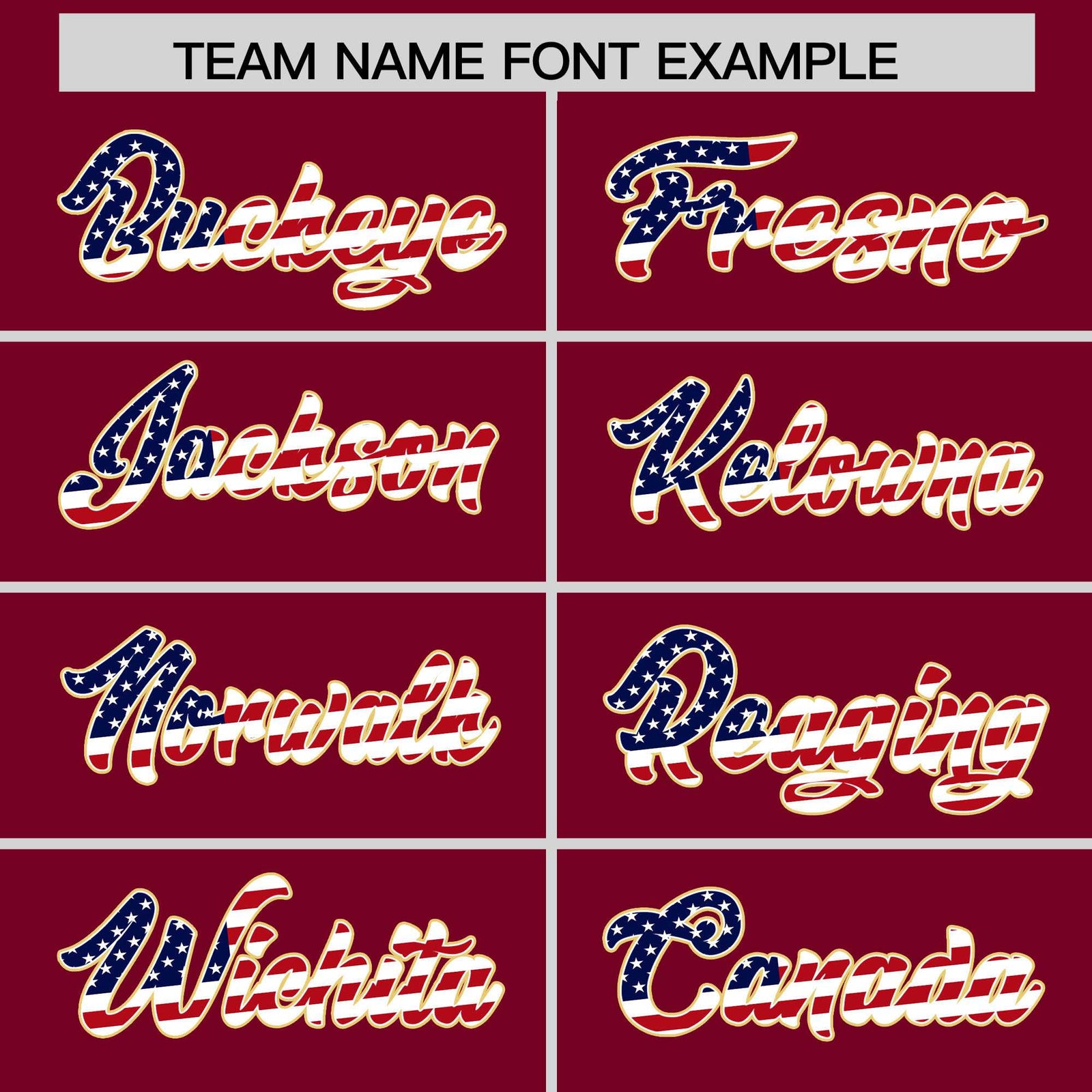 Custom Crimson American Flag Design Personalized Baseball Jersey