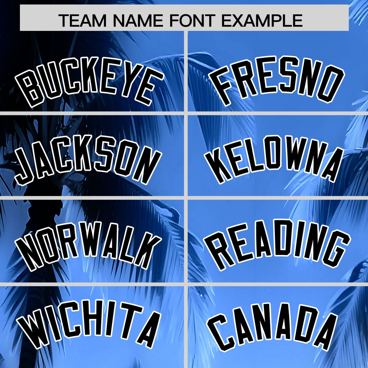 Custom White Black Palm Tree Pattern Graffiti Hawaiian Style Baseball Jersey| KXKSHOP