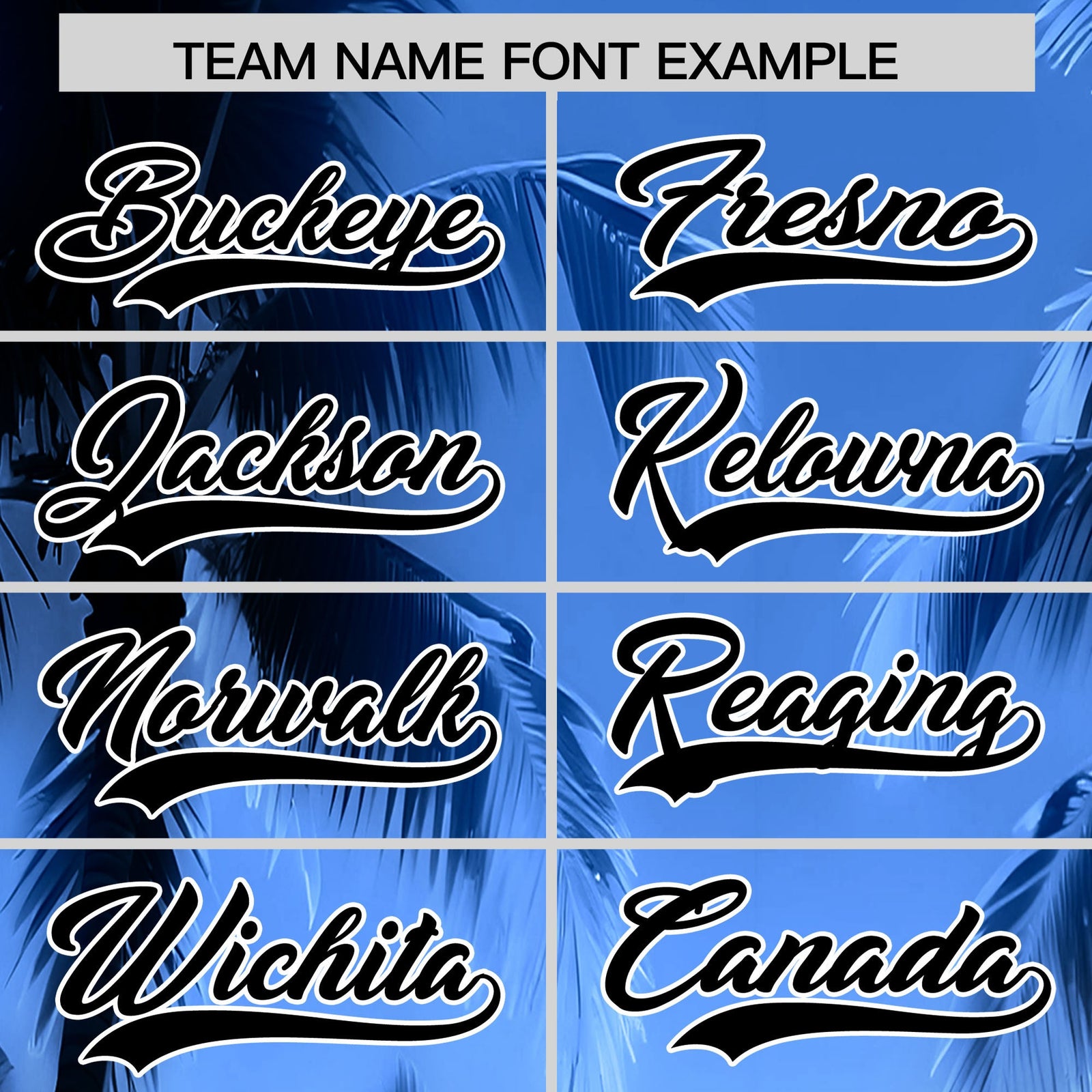 Custom White Black Palm Tree Pattern Graffiti Hawaiian Style Baseball Jersey| KXKSHOP