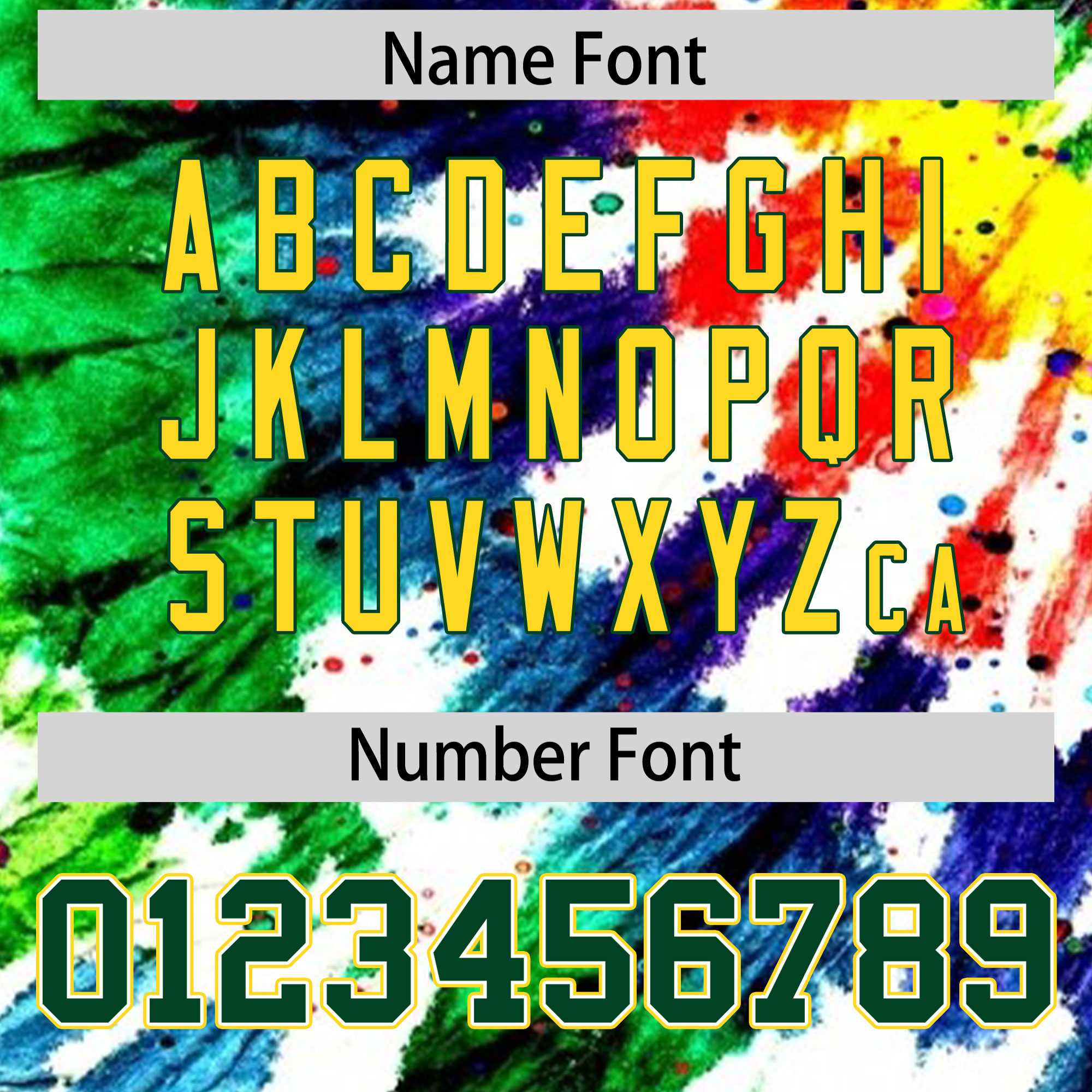 Custom Multi Color Tie-Dye Graffiti Pattern Authentic Baseball Jersey