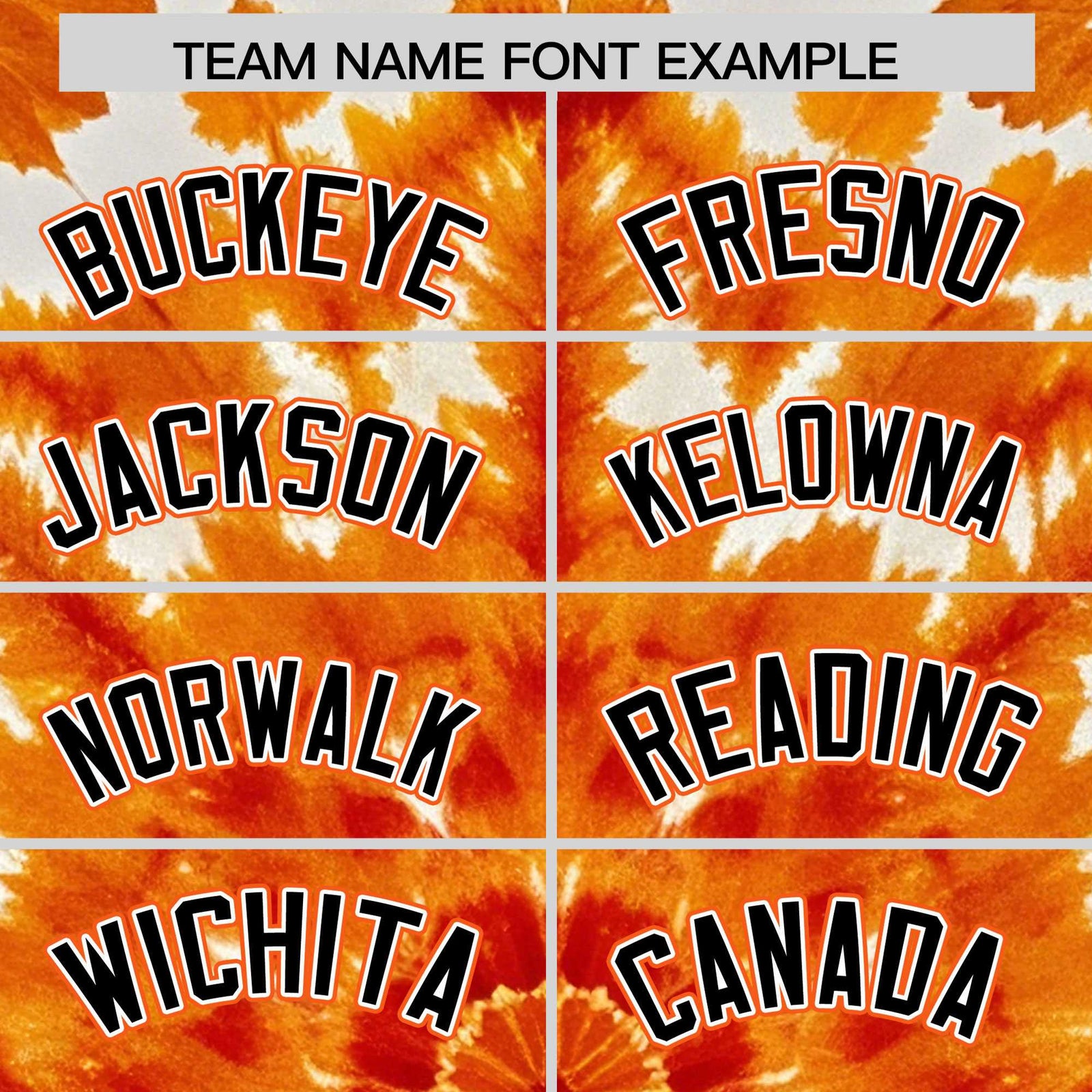 Custom Orange Tie-Dye Graffiti Pattern Authentic Baseball Jersey