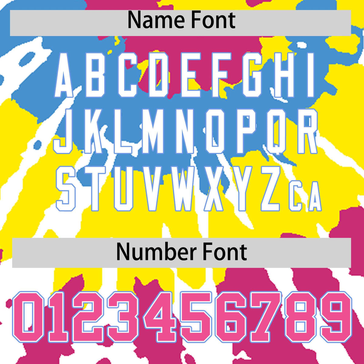 Custom Multi Color Tie-Dye Graffiti Pattern Authentic Baseball Jersey