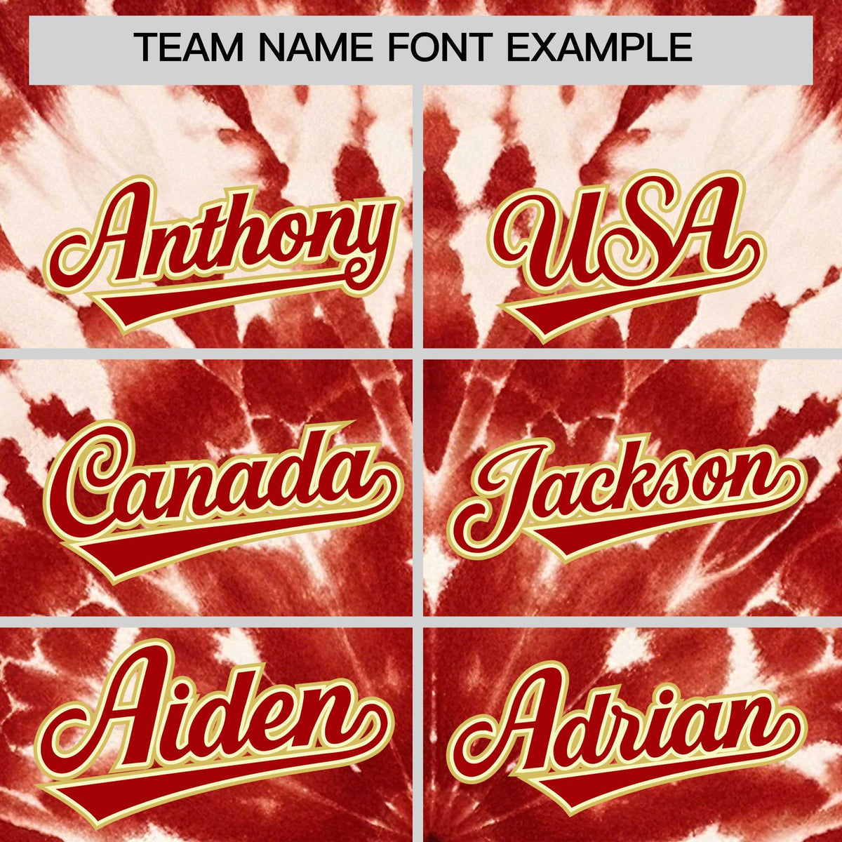 Custom Red Tie-Dye Graffiti Pattern Authentic Baseball Jersey