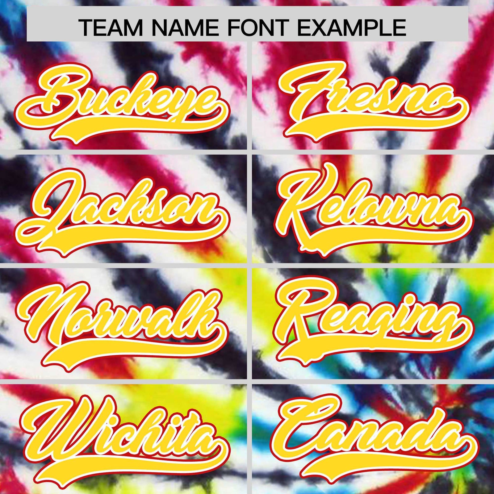 Custom Multi Color Tie-Dye Graffiti Pattern Authentic Baseball Jersey