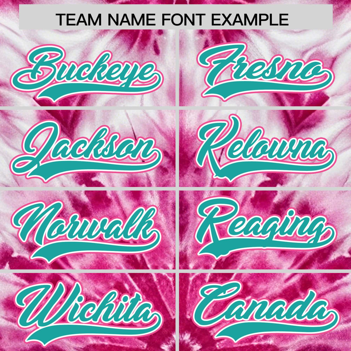 Custom Pink Tie-Dye Graffiti Pattern Authentic Baseball Jersey