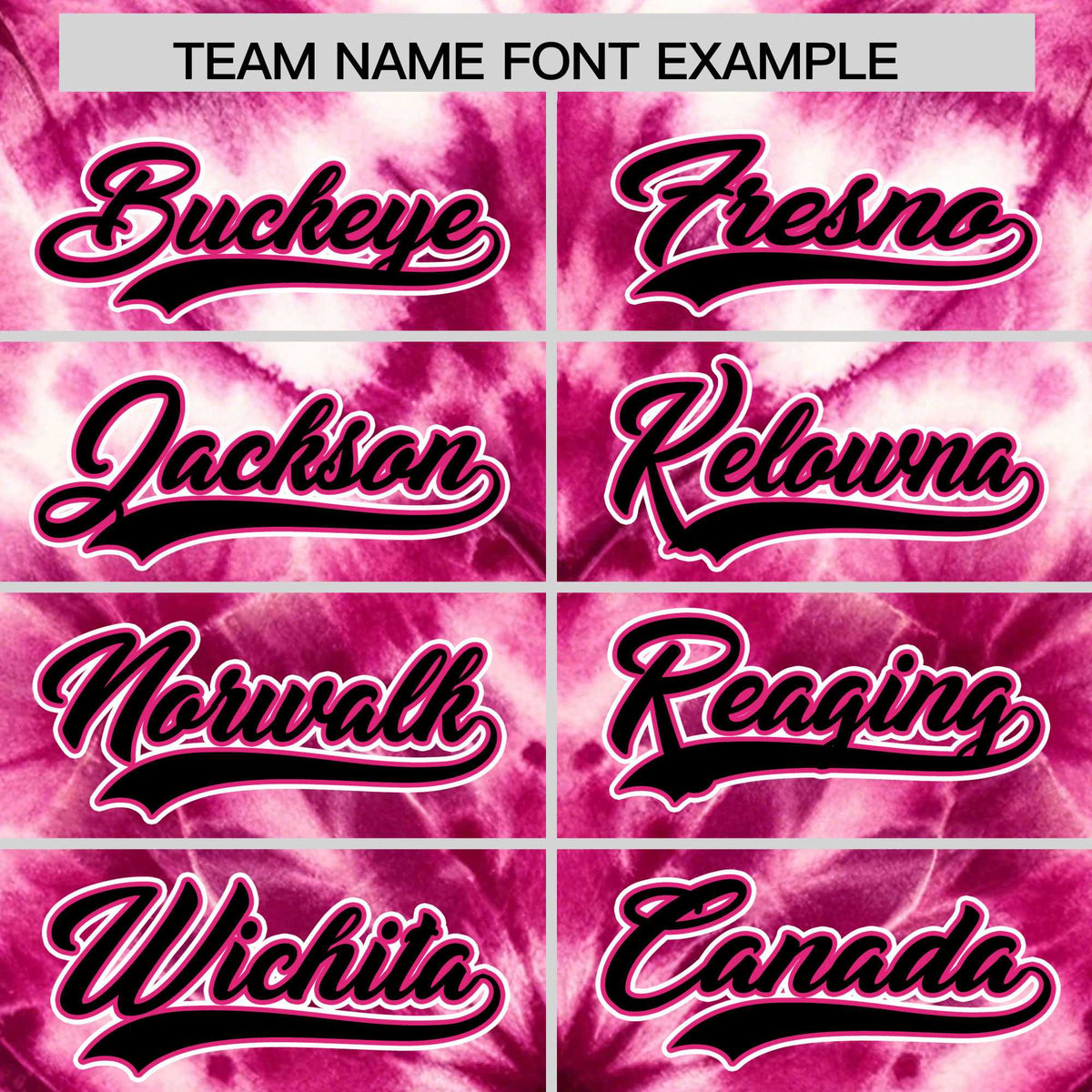 Custom Pink Tie-Dye Graffiti Pattern Authentic Baseball Jersey