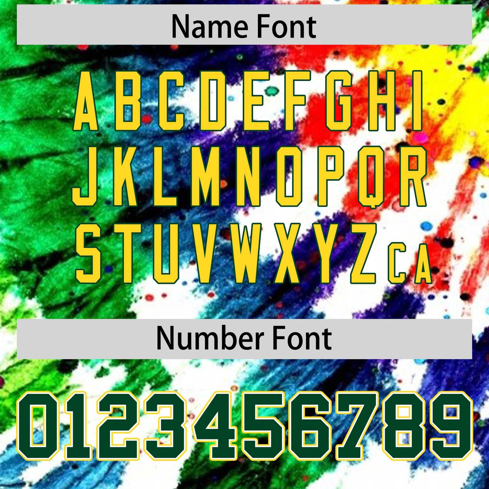 Custom Multi Color Tie-Dye Graffiti Pattern Authentic Baseball Jersey