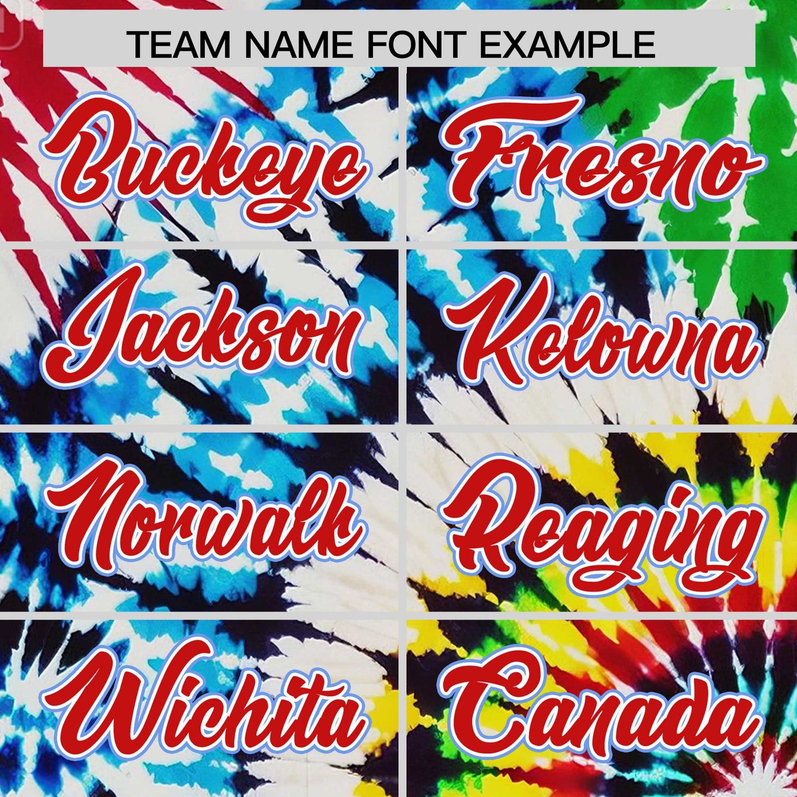 Custom Multi Color Tie-Dye Graffiti Pattern Authentic Baseball Jersey