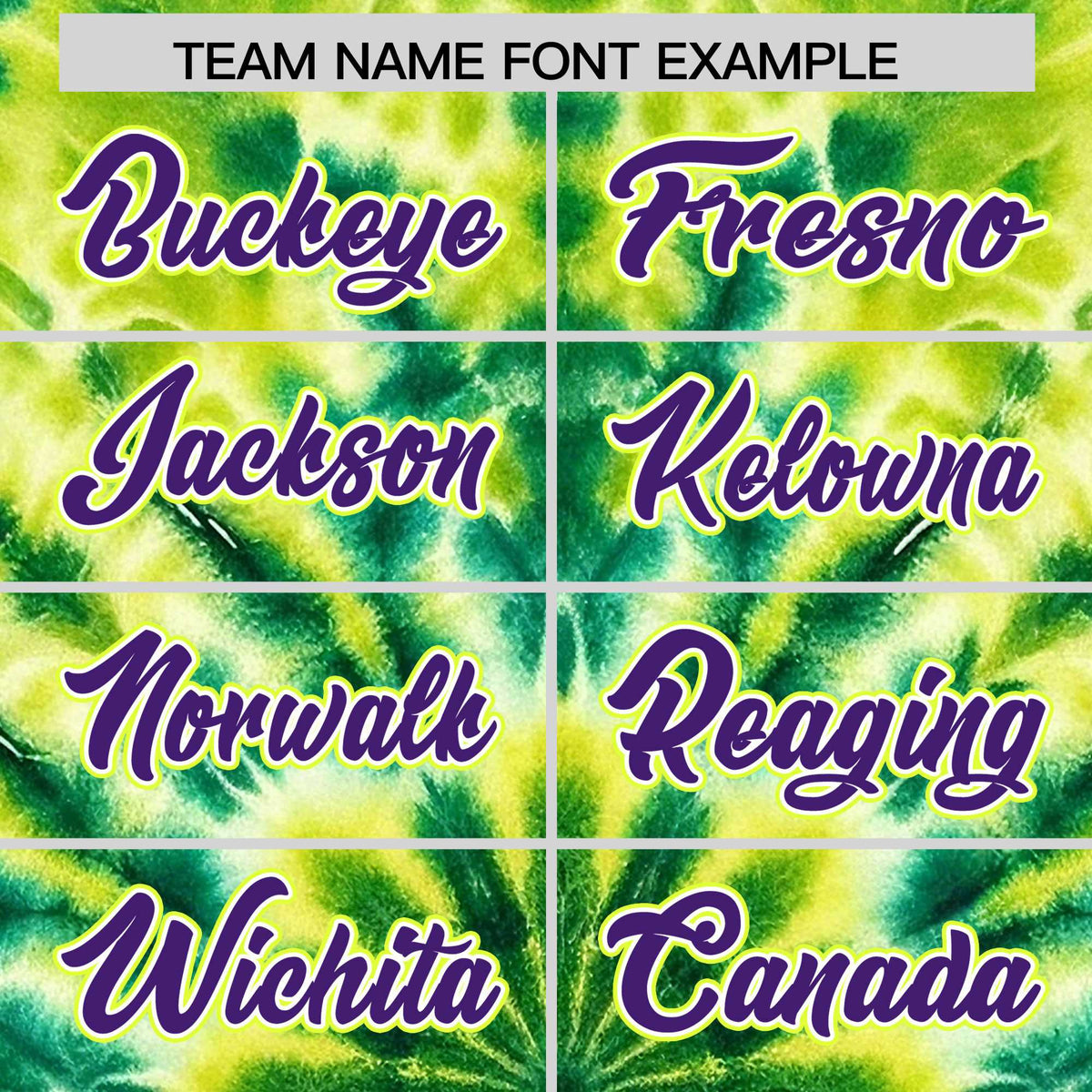 Custom Fluorescent Green Tie-Dye Graffiti Pattern Authentic Baseball Jersey