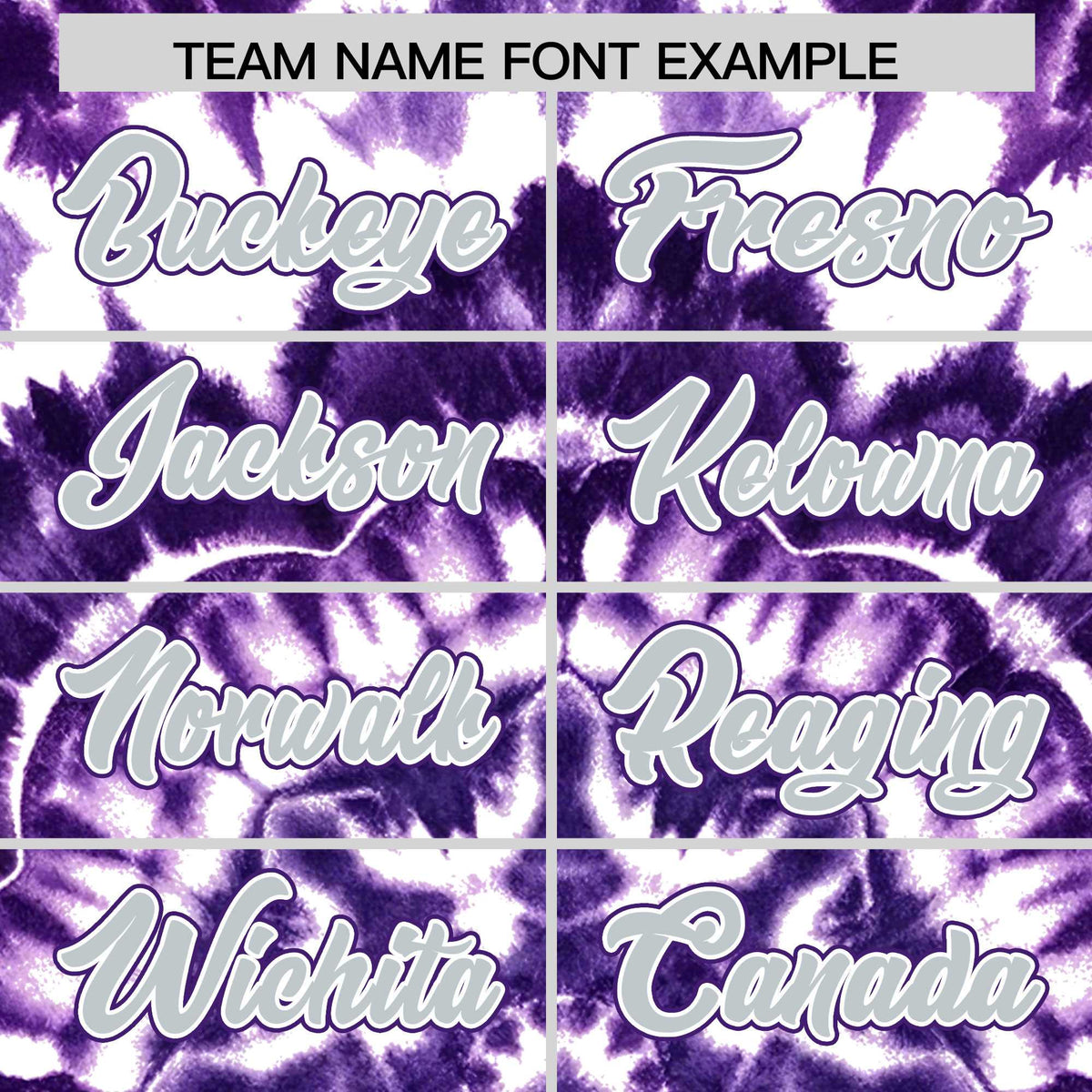 Custom Purple Tie-Dye Graffiti Pattern Authentic Baseball Jersey