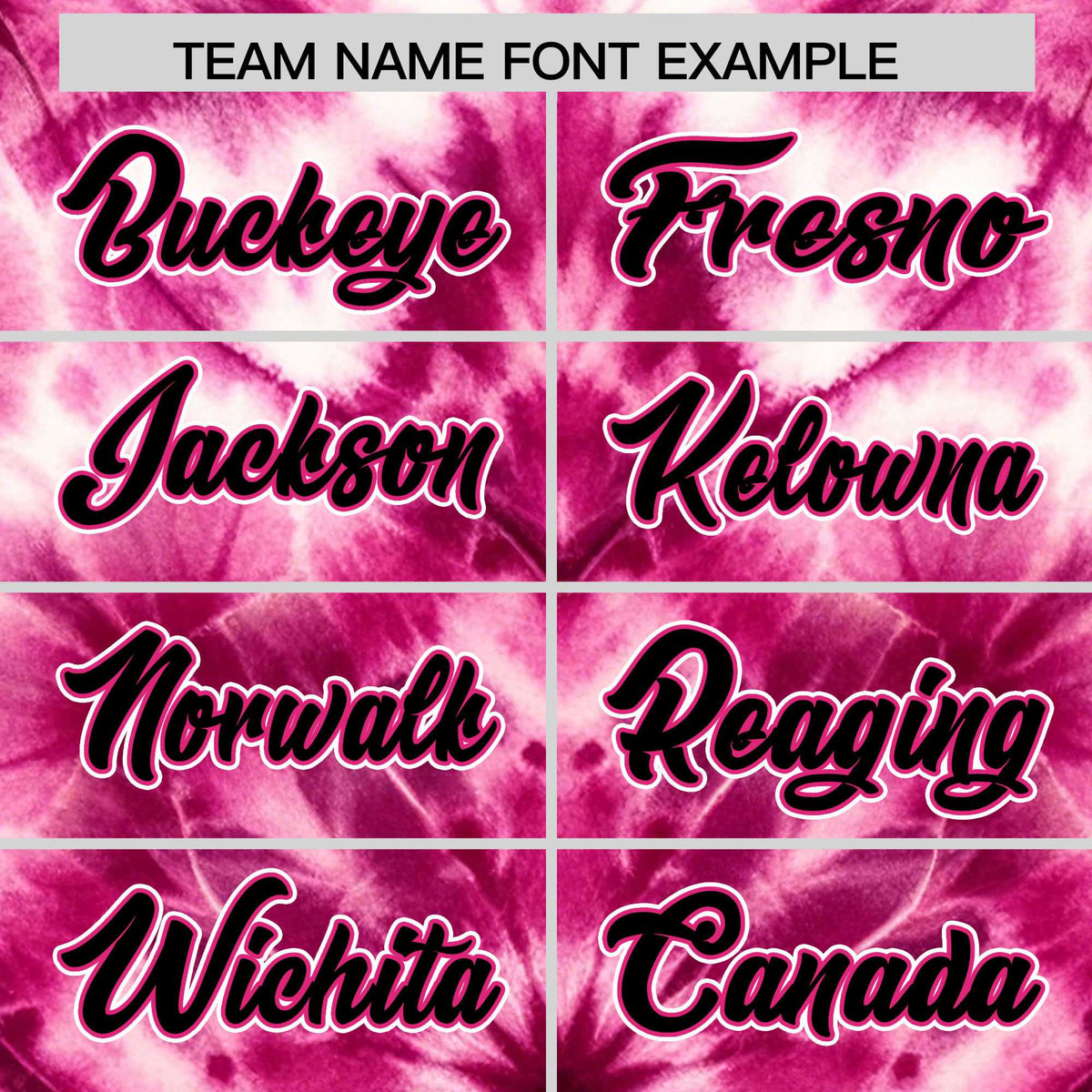 Custom Pink Tie-Dye Graffiti Pattern Authentic Baseball Jersey