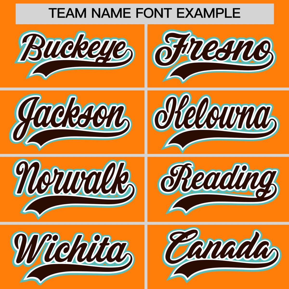Custom Orange Brown White Classic Style Stitched Sports Uniform For Men Women Youth Personalized Quick Dry Baseball Jersey| KXKSHOP