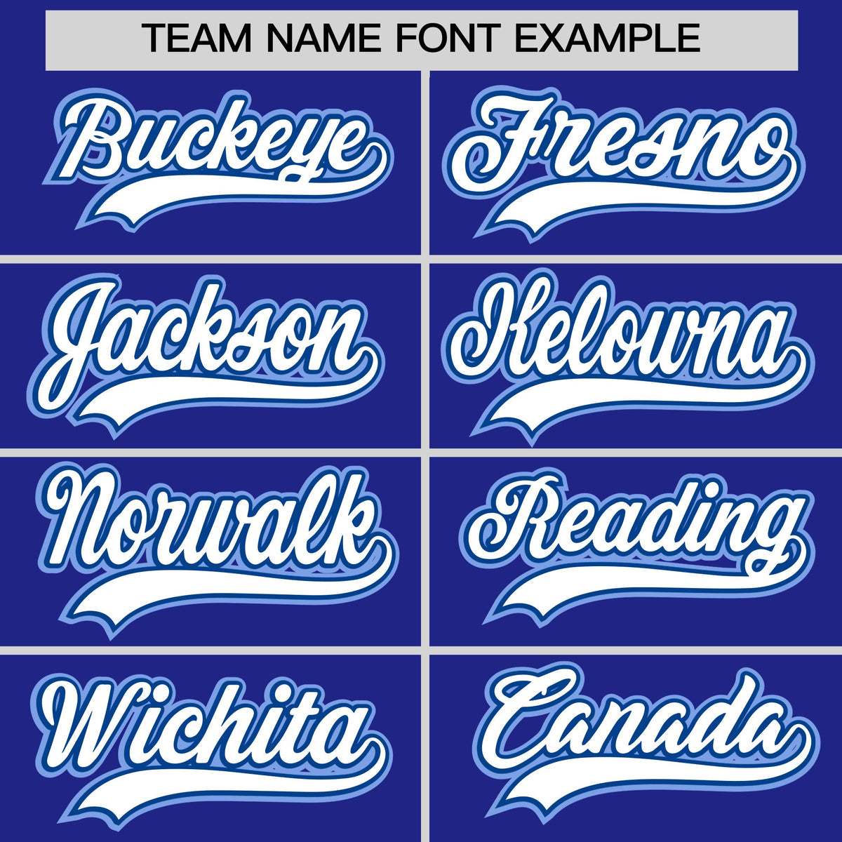 Custom Royal White Light Blue Classic Style Stitched Sports Uniform For Men Women Youth Personalized Lightweight Baseball Jersey| KXKSHOP